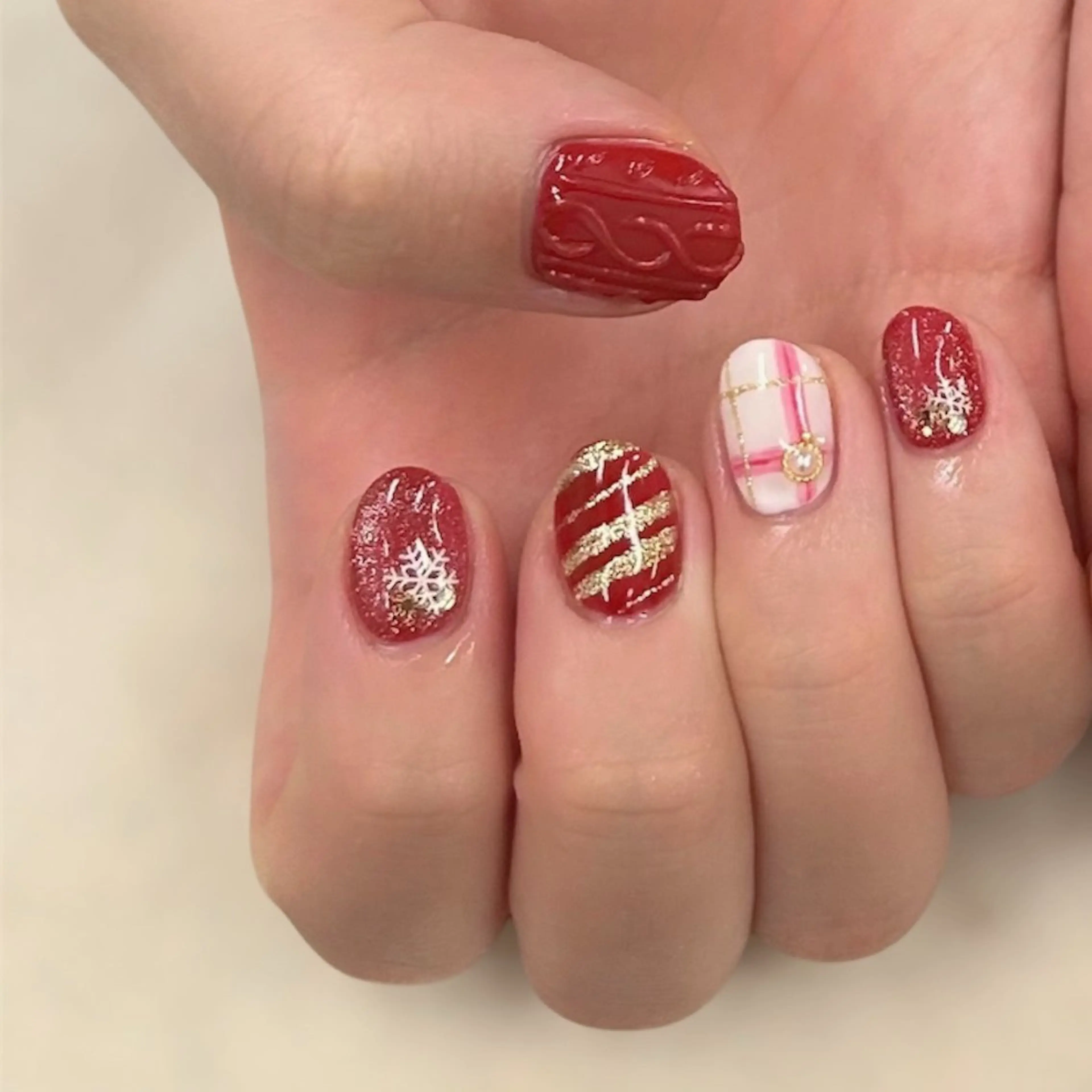 ネイル ハンドネイル アトリエ　ミモザ所属・いまむら あかりのネイルデザイン