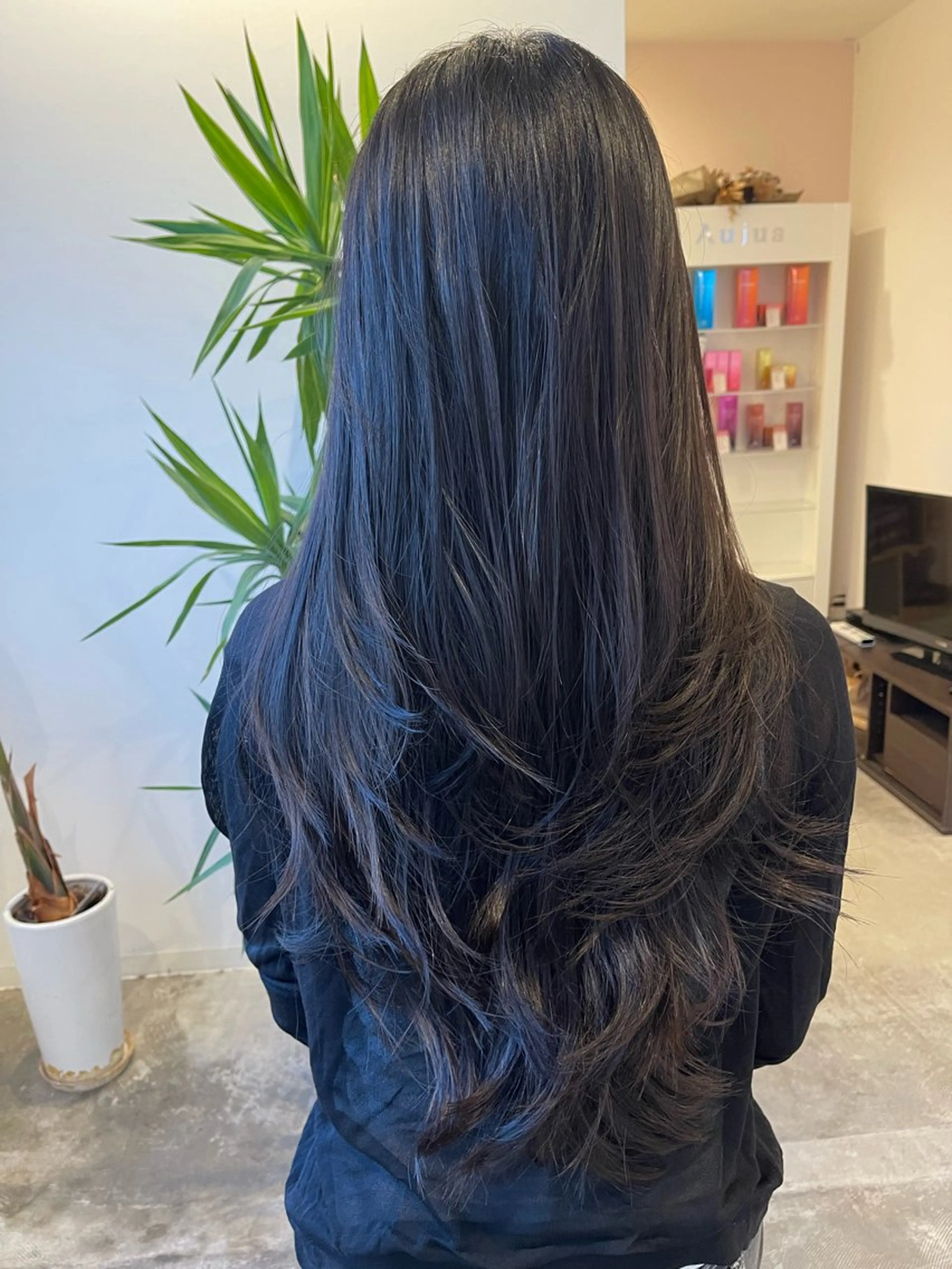 ロング レイヤーカット カット ヘアカラー トリートメント Che'ri所属・海外レイヤー/ レイヤーカット/和田のヘアスタイル