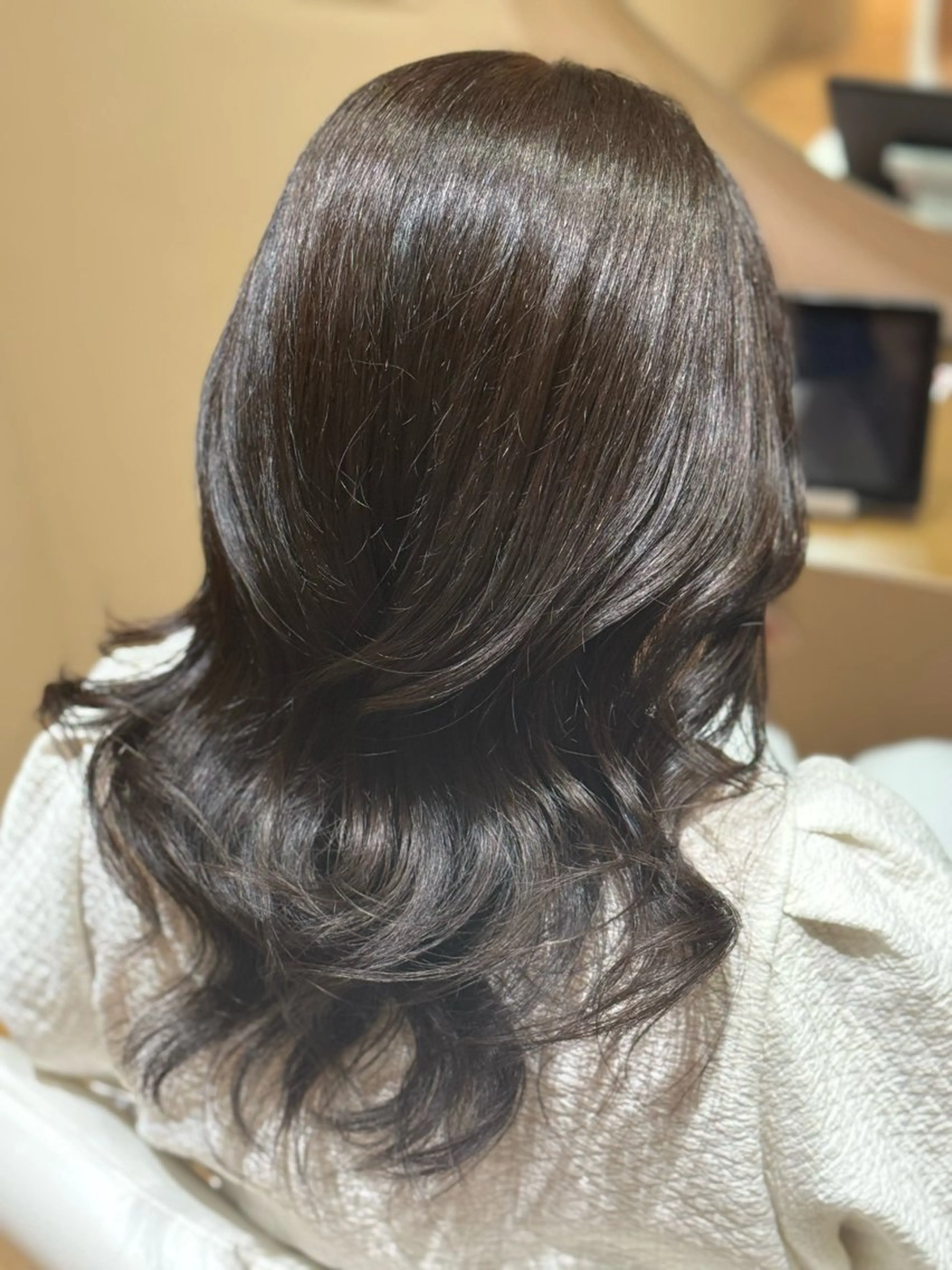 ロング カット ヘアカラー 黒島優香🦋 /縮毛矯正/髪質改善のヘアスタイル