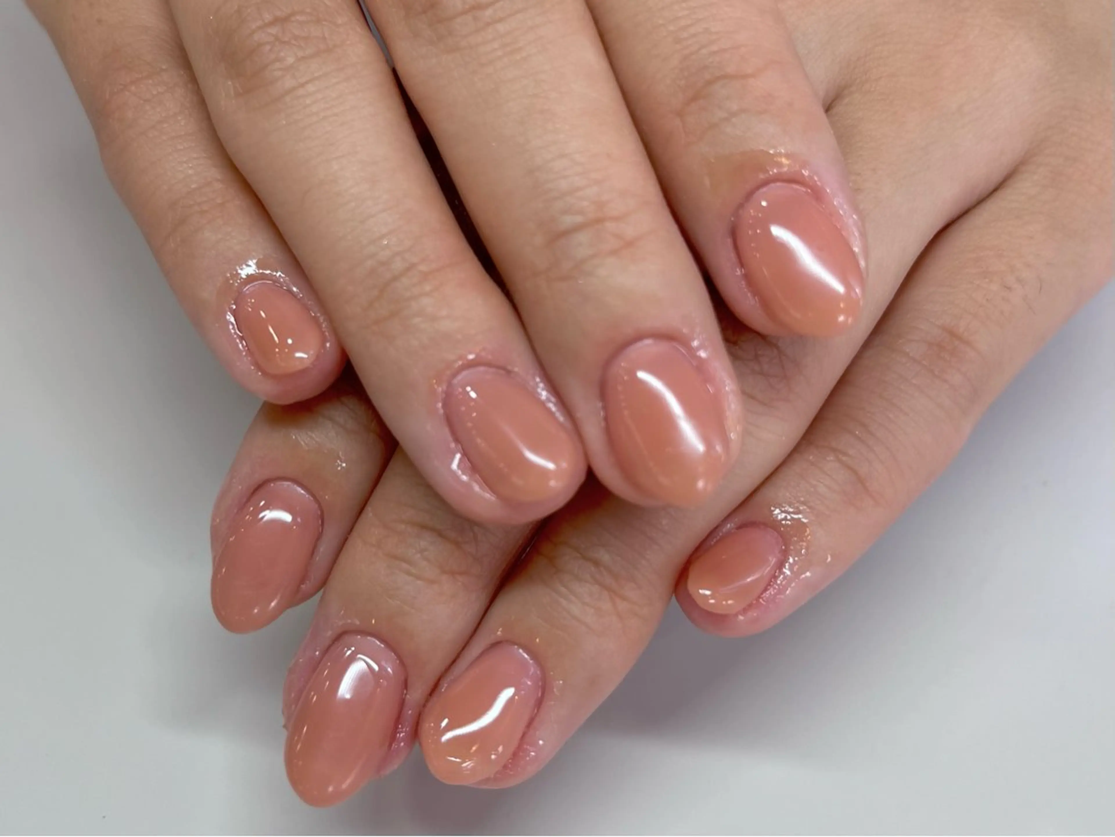 ネイル オフィスネイル ピンク Queen nail所属・QUEENＮA IＬ JR寺田町1分のネイルデザイン