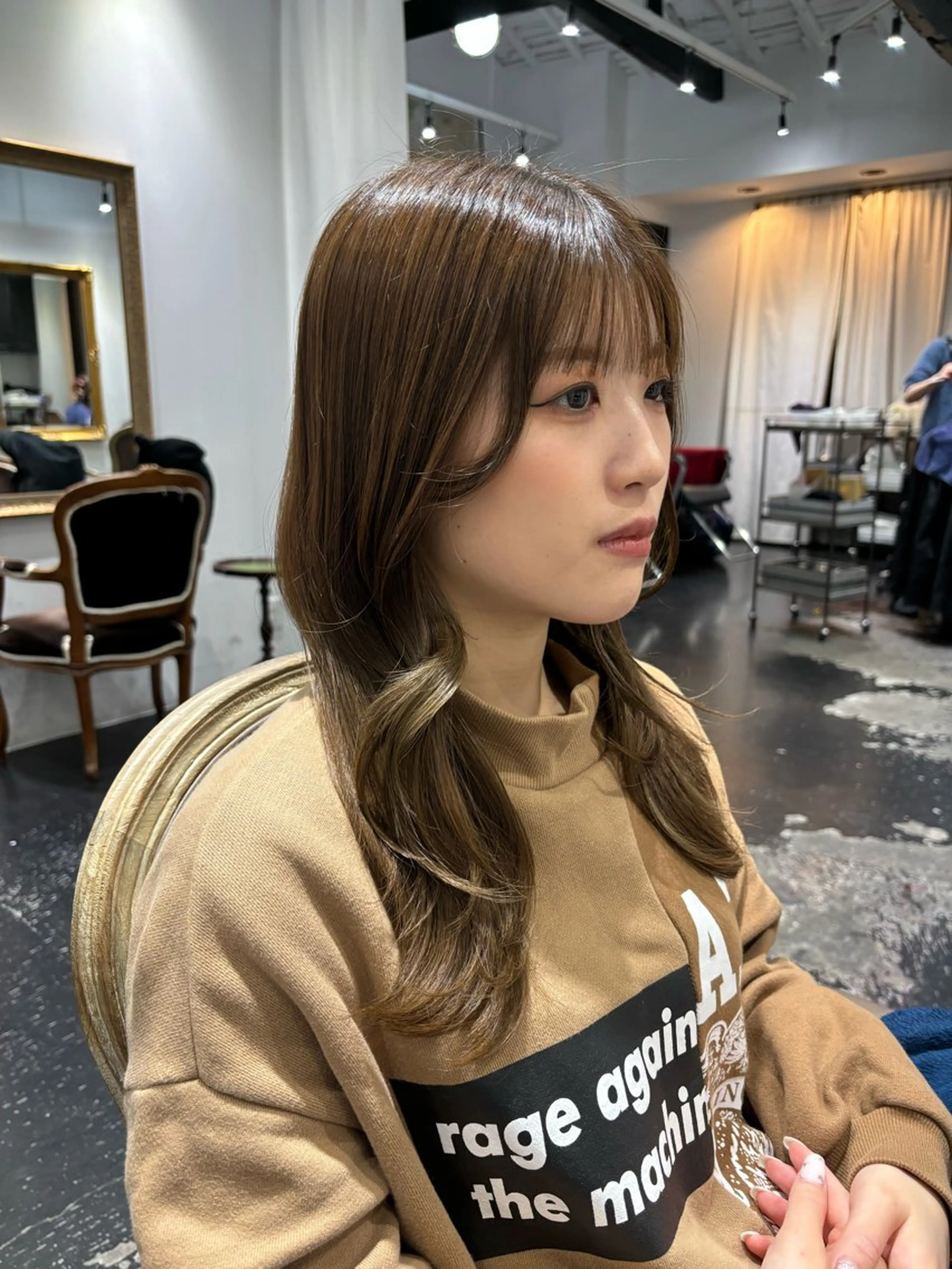 セミロング 韓国メンズヘア/ ダウンパーマ/歩夢のヘアスタイル