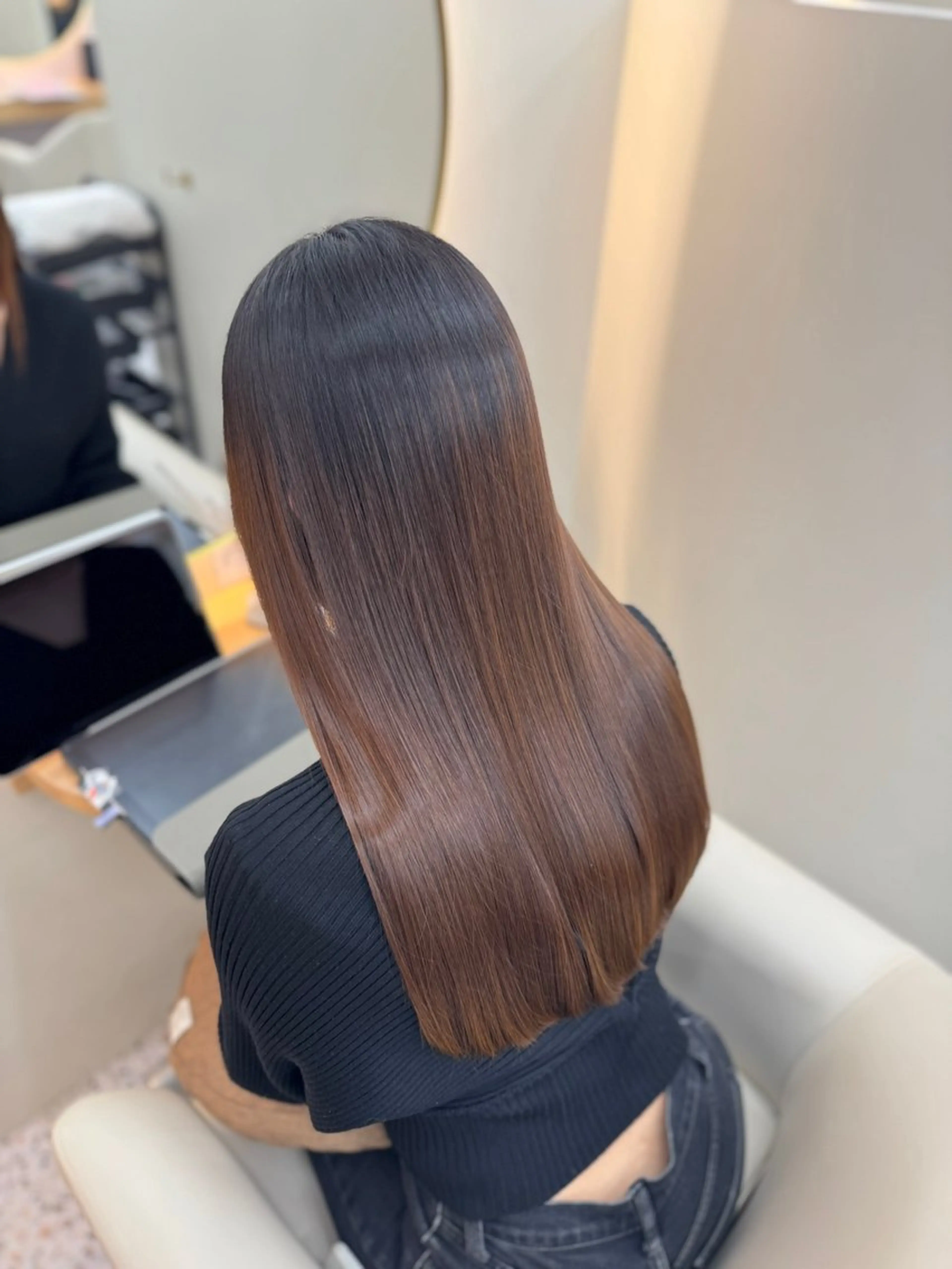 【同時施術可☆美髪矯正】カット+カラー+超高濃度水素ストレート+TRの写真