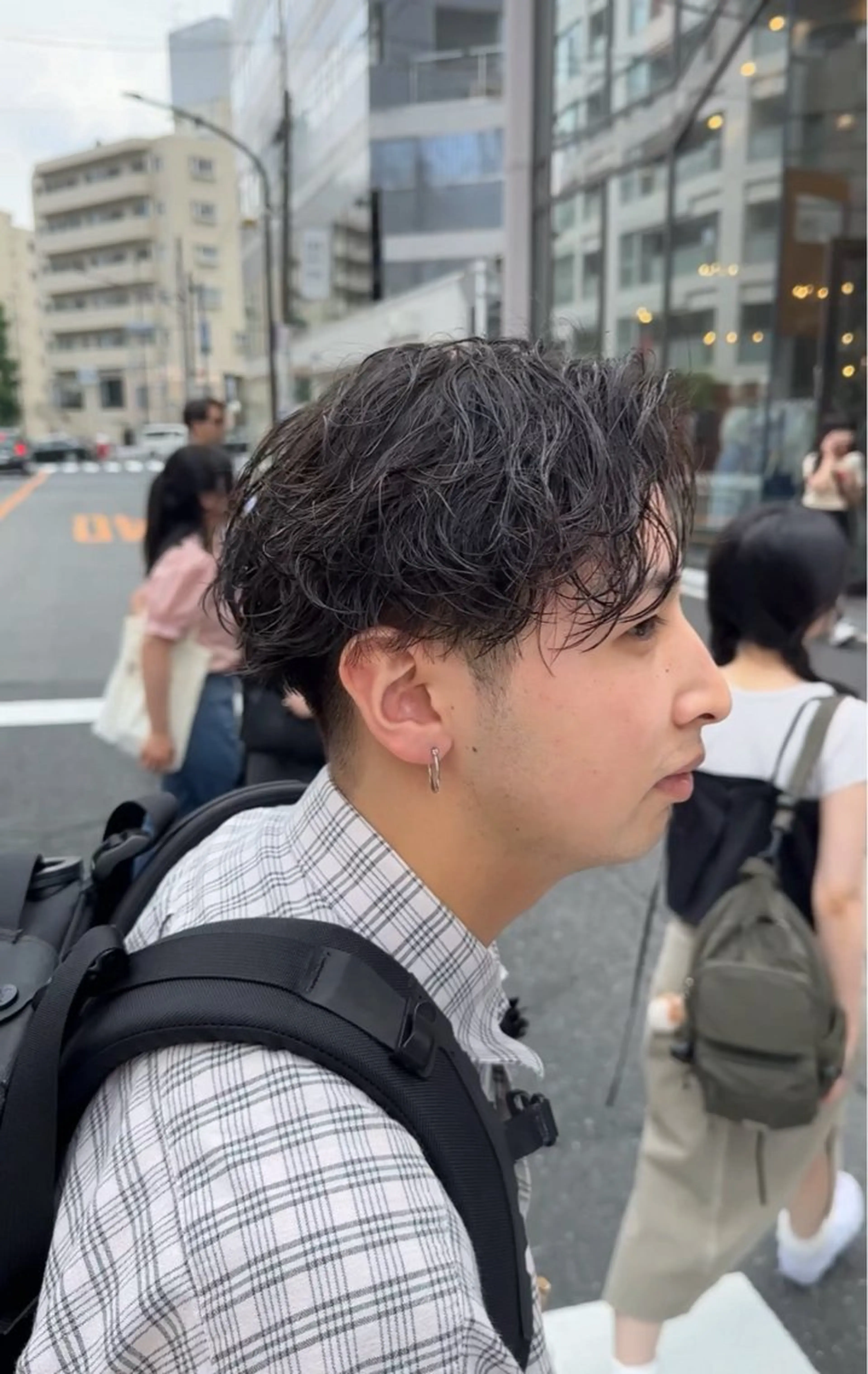 ショート パーマ メンズ カット パーマ メンズ特化/トレンド スタイル/白澤のヘアスタイル