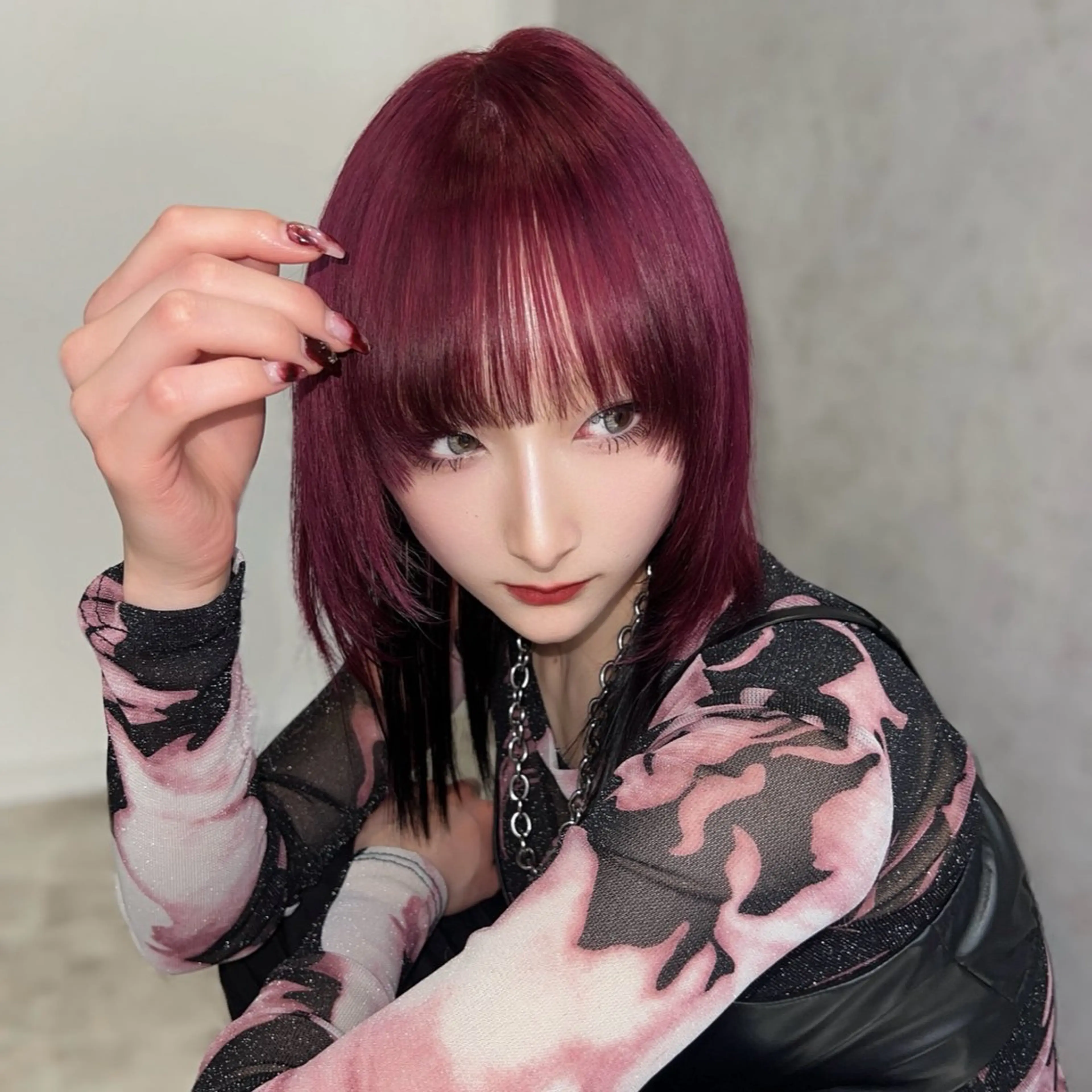 セミロング カラー ヘアカラー Ren. 🦋デザインカラーのヘアスタイル