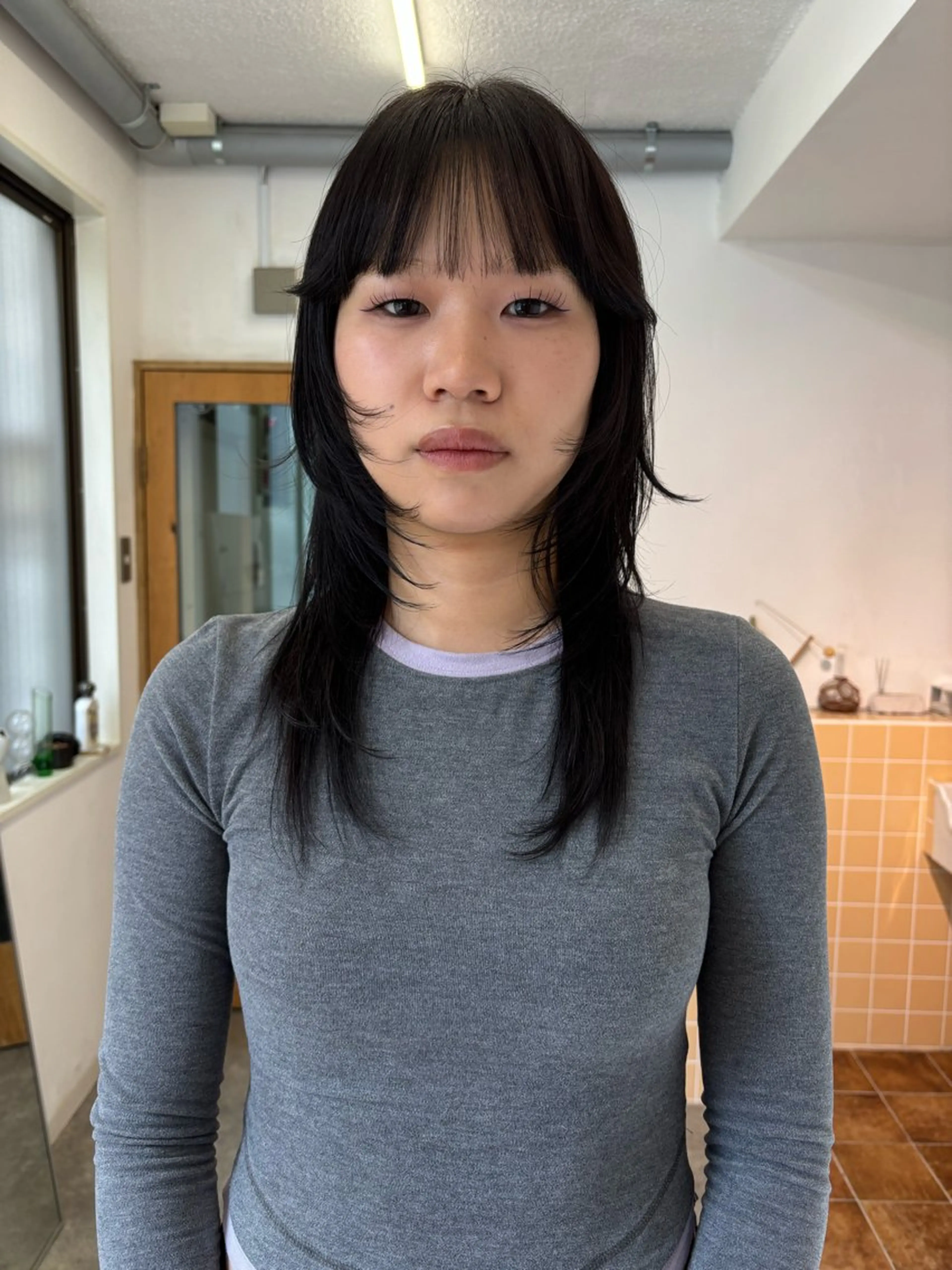 セミロング カラー カット ヘアカラー トリートメント sakura🌸 レイヤー/韓国ヘアのヘアスタイル