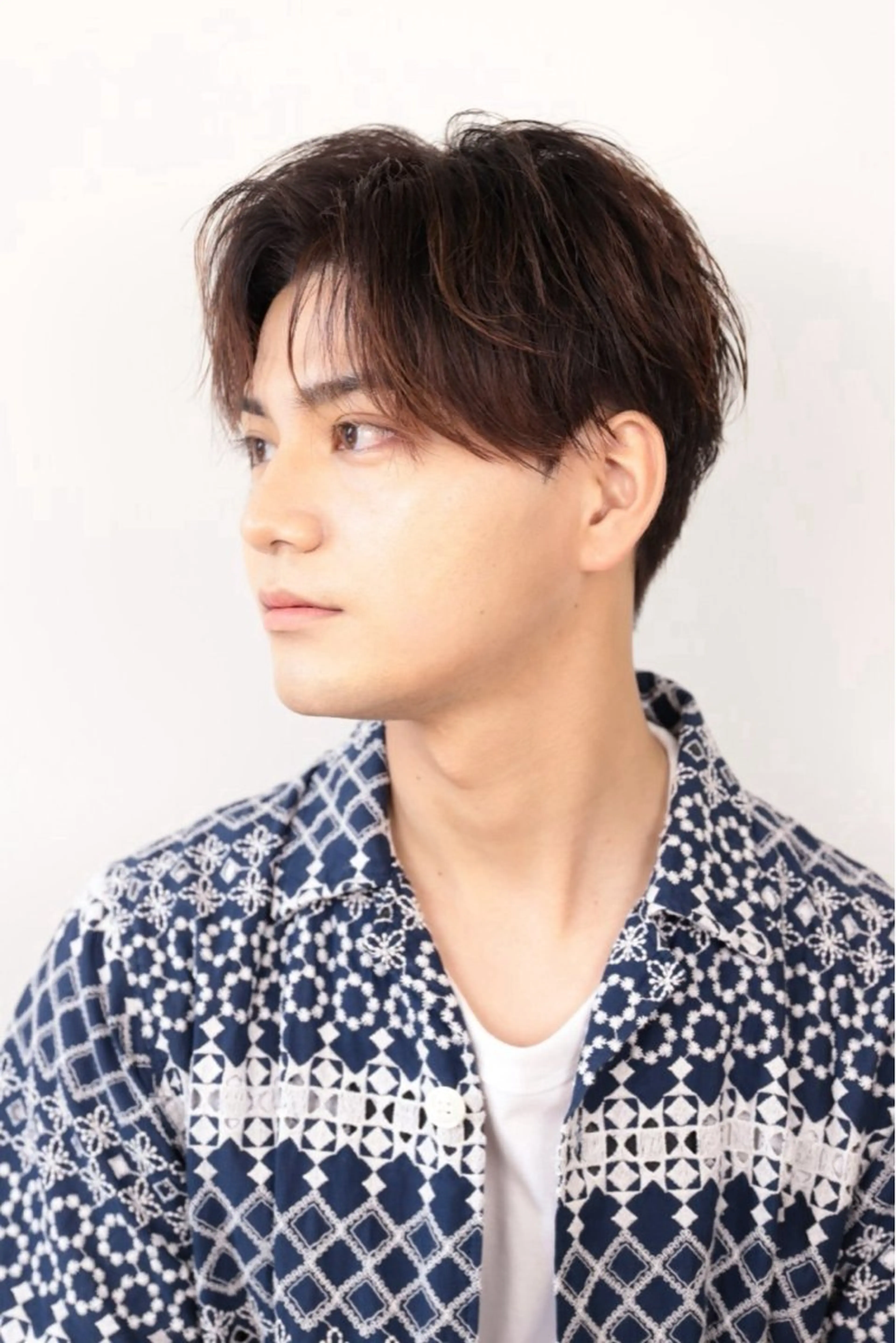 メンズ 毛流れフェザー スタイル🔹竹内凌のヘアスタイル