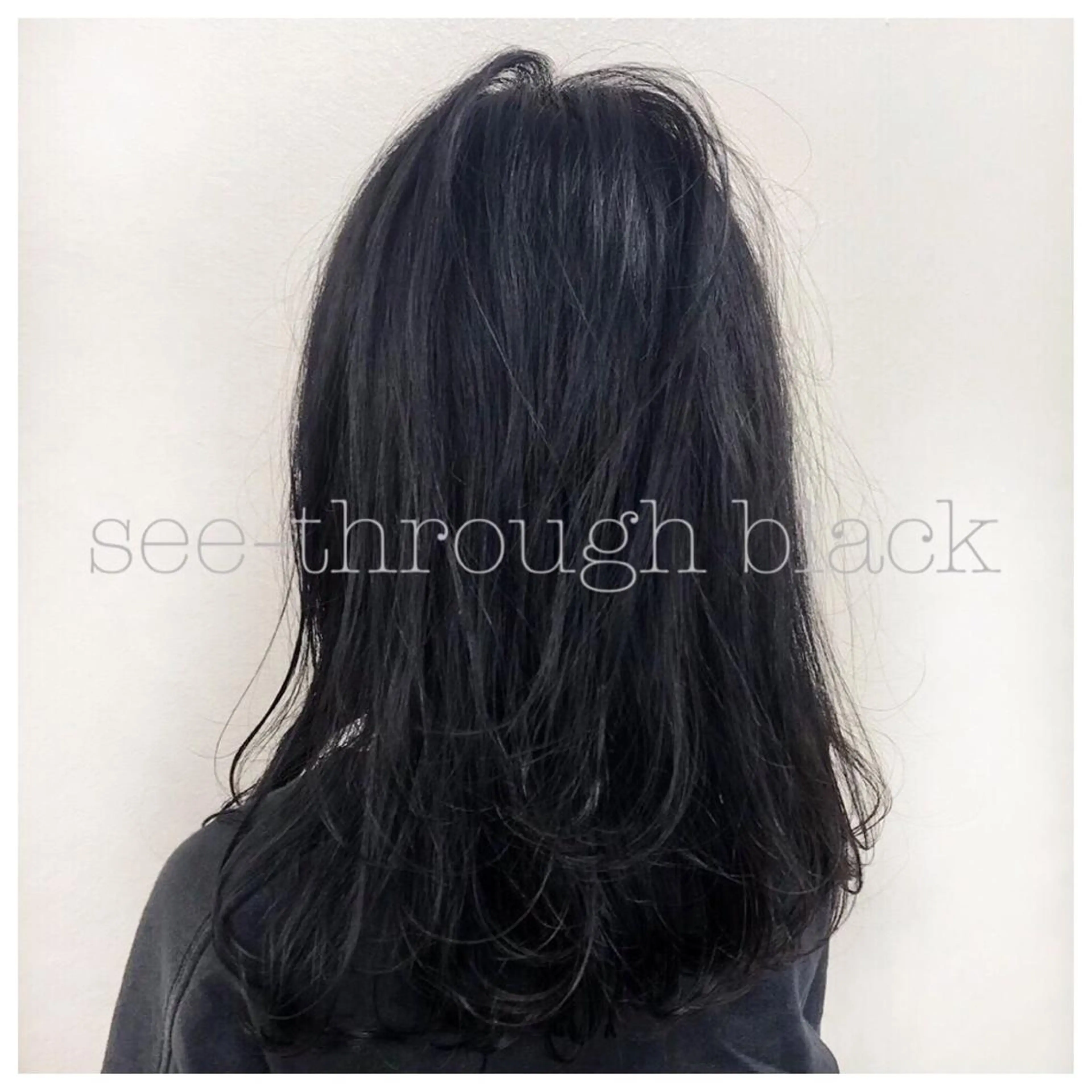 ロング カラー ヘアアレンジ 黒髪 透明感カラー ロング 赤味消し.髪質改善 🌿𝘠𝘜𝘙𝘐のヘアスタイル