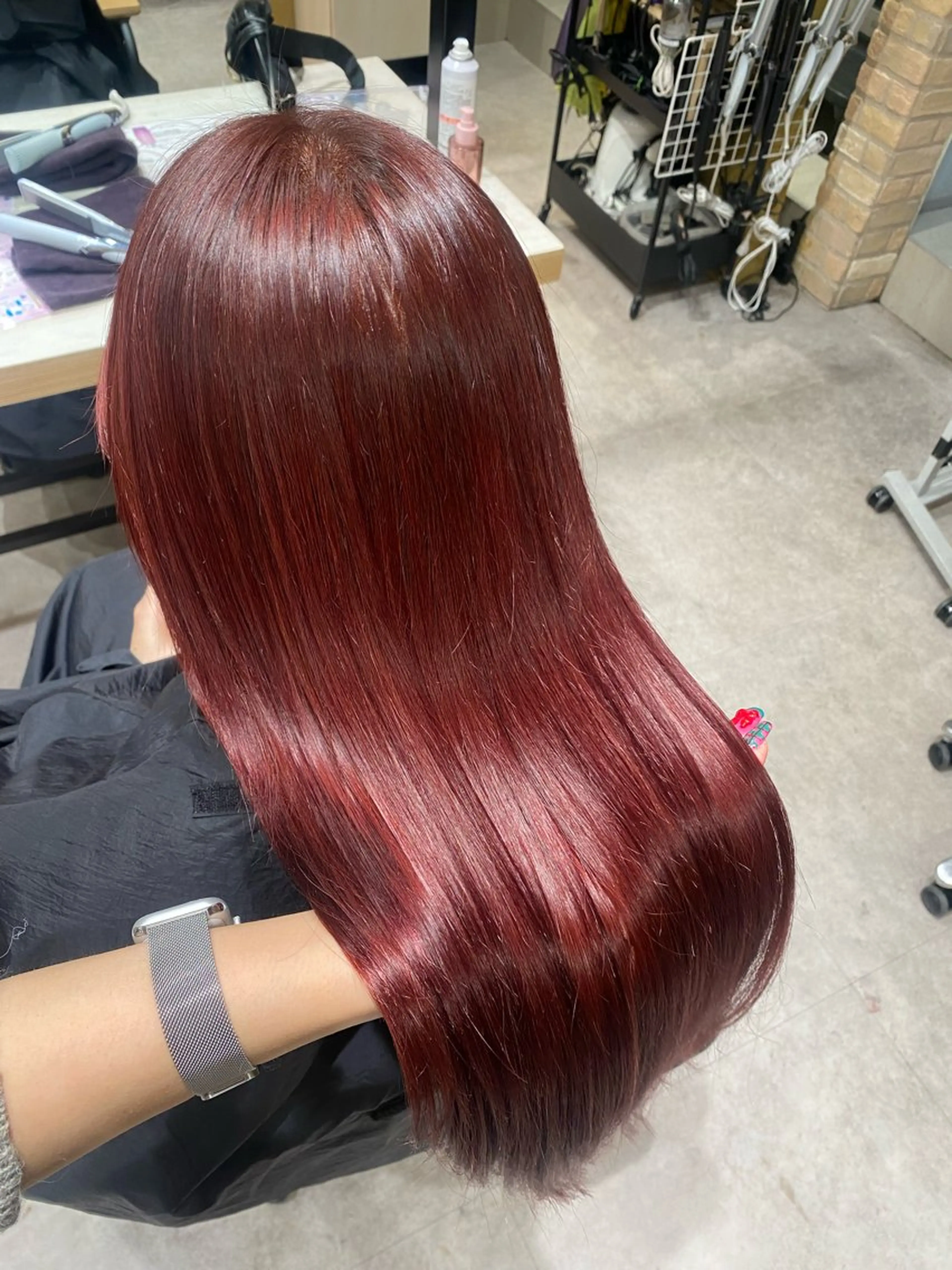 ロング 🌸cocomi🌸 透明感カラー🩶パリのヘアスタイル