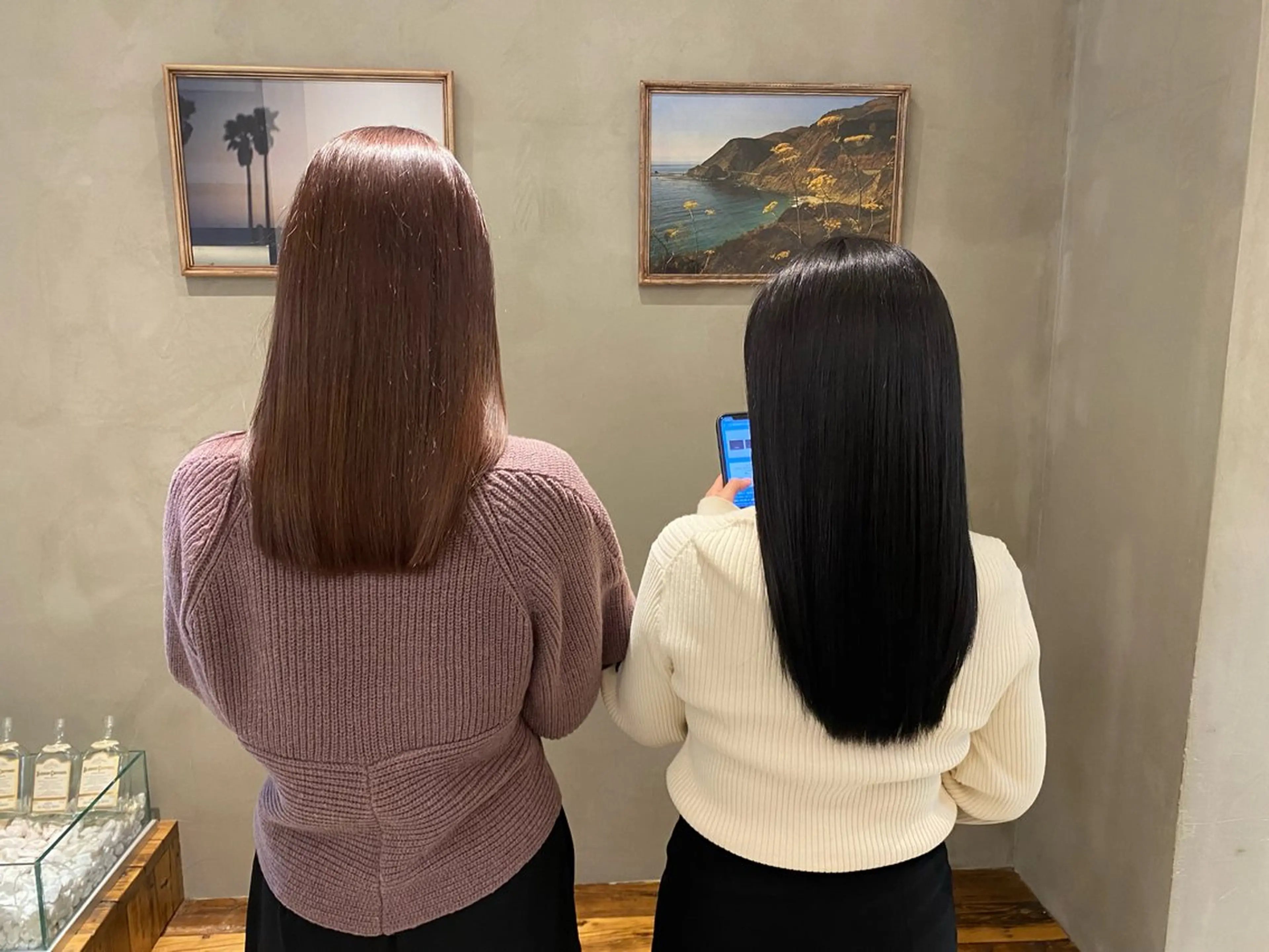 セミロング カット ヘアカラー トリートメント 顔周りcut・ご相談 ＝新宿しずく🇰🇷のヘアスタイル