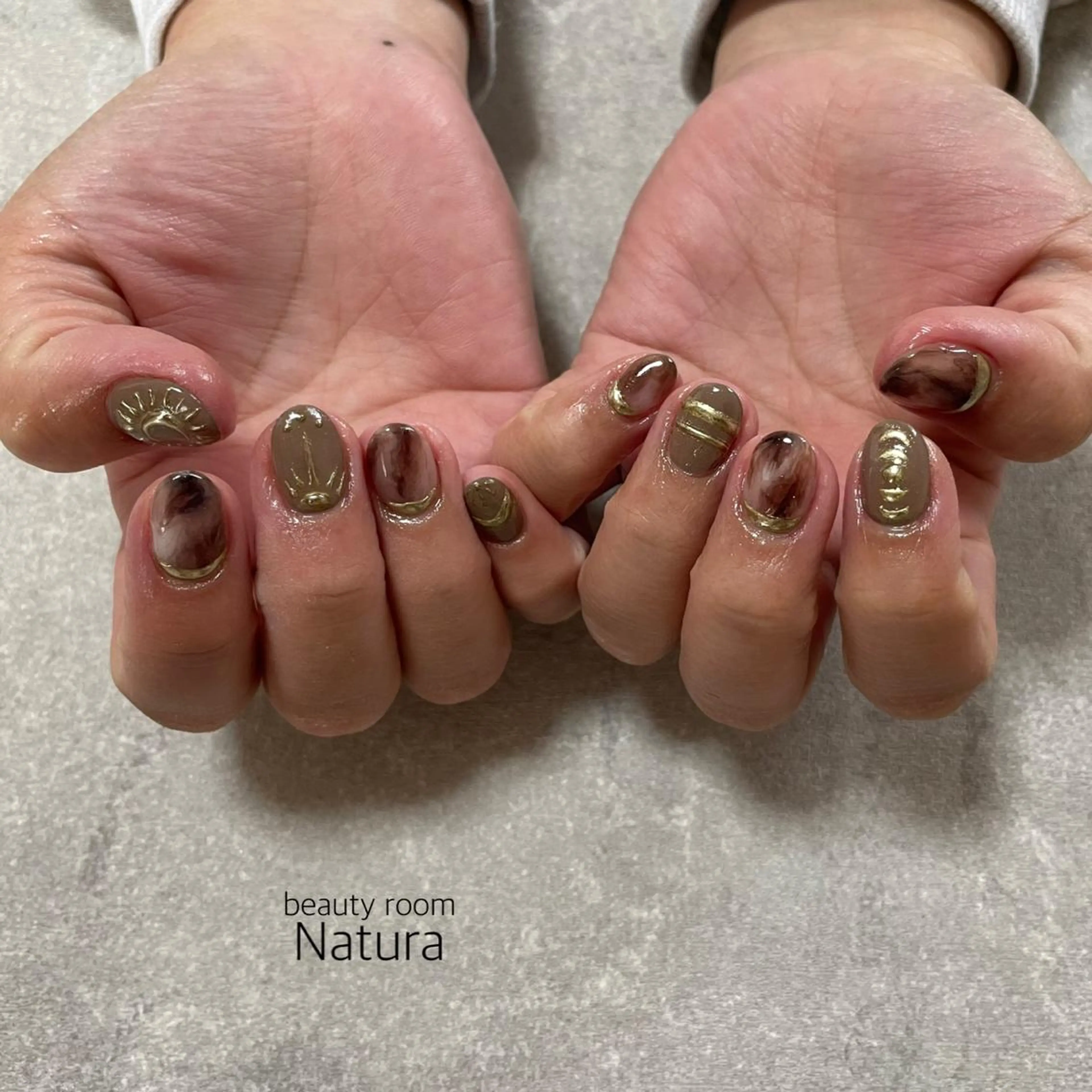 ネイル ハンドネイル beautyroom Naturaのネイルデザイン