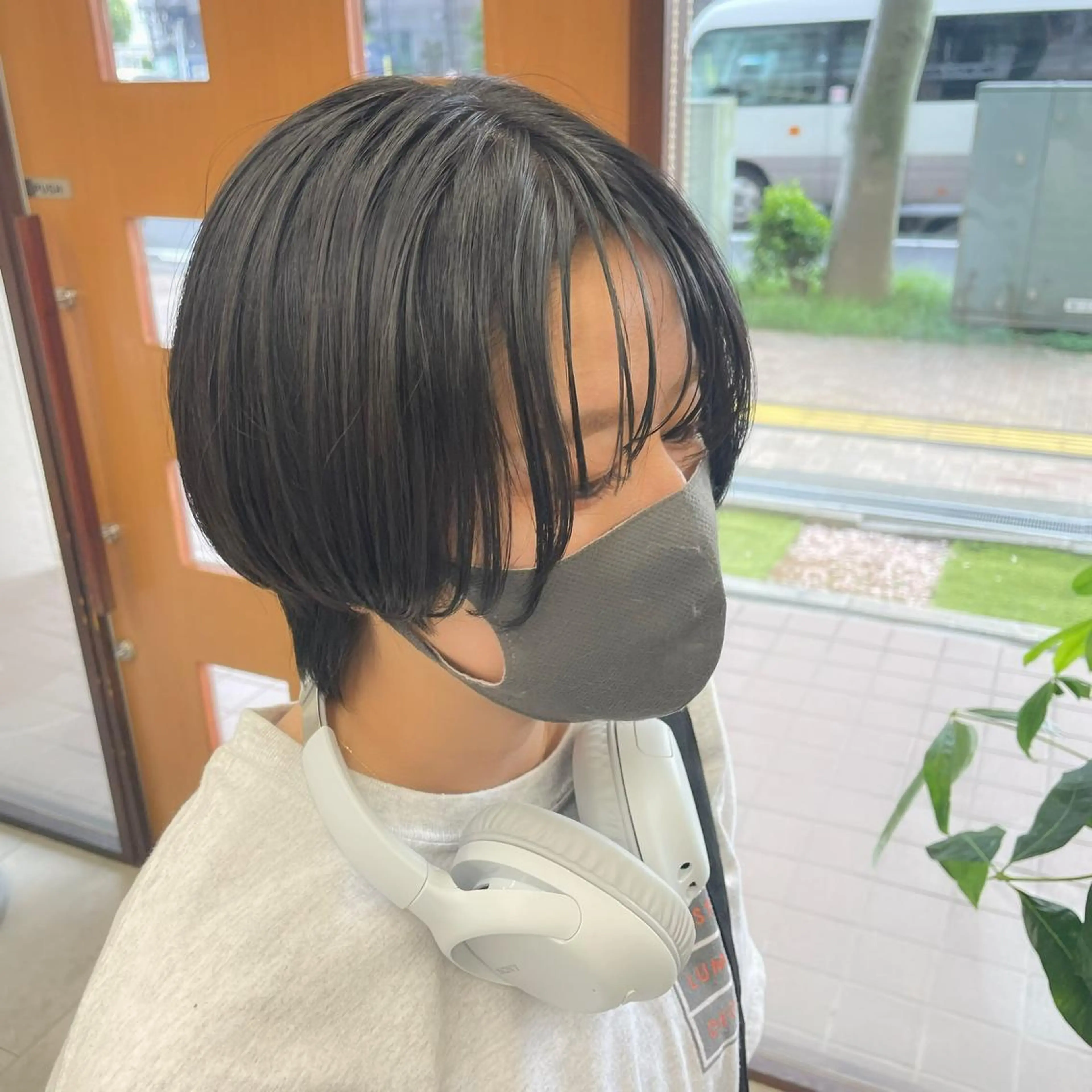 ショート ヘアカラー ダブルカラー/韓国 ヘア/さわのあかねのヘアスタイル