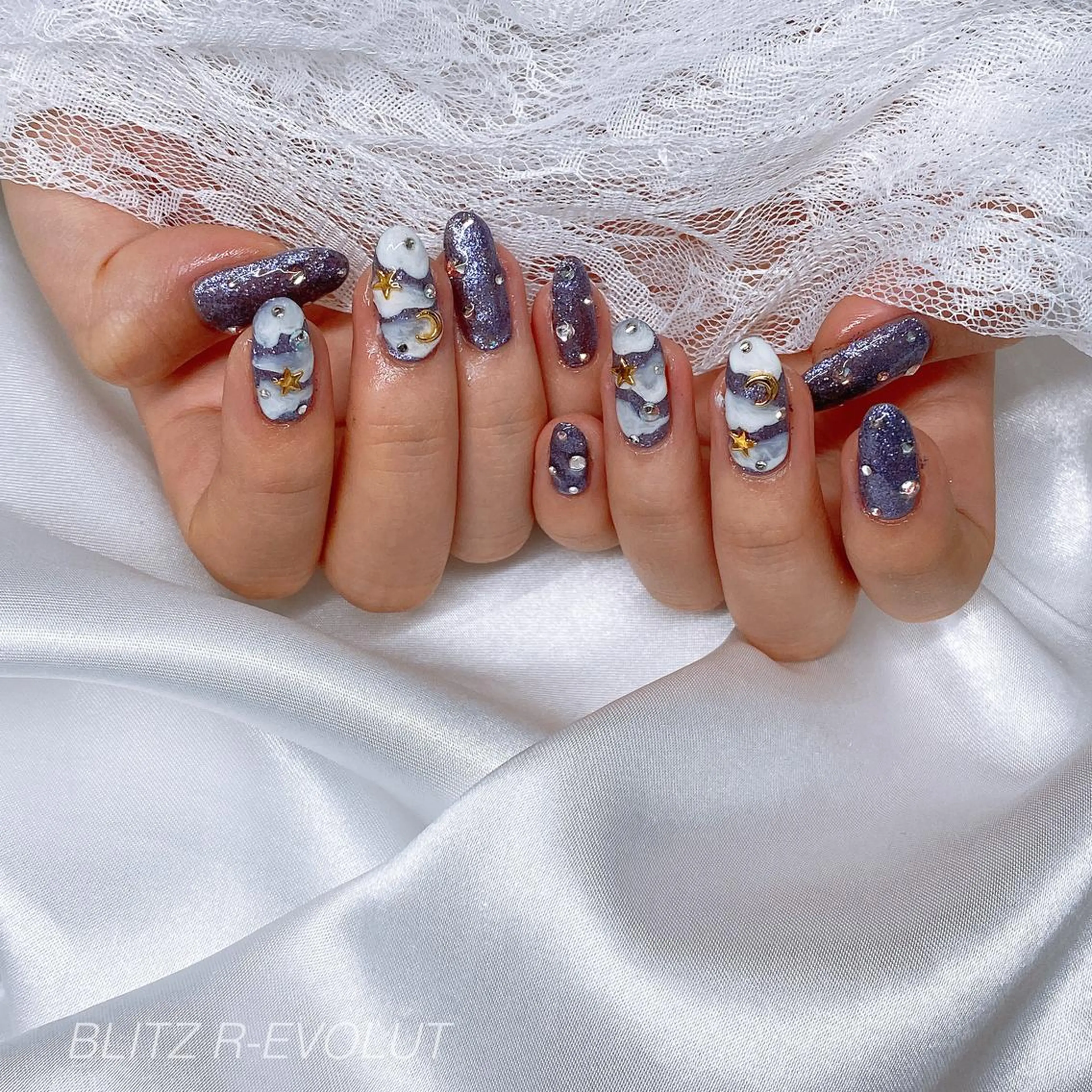 ネイル ☁️BLITZ 🎀笠原雪音🎀のネイルデザイン