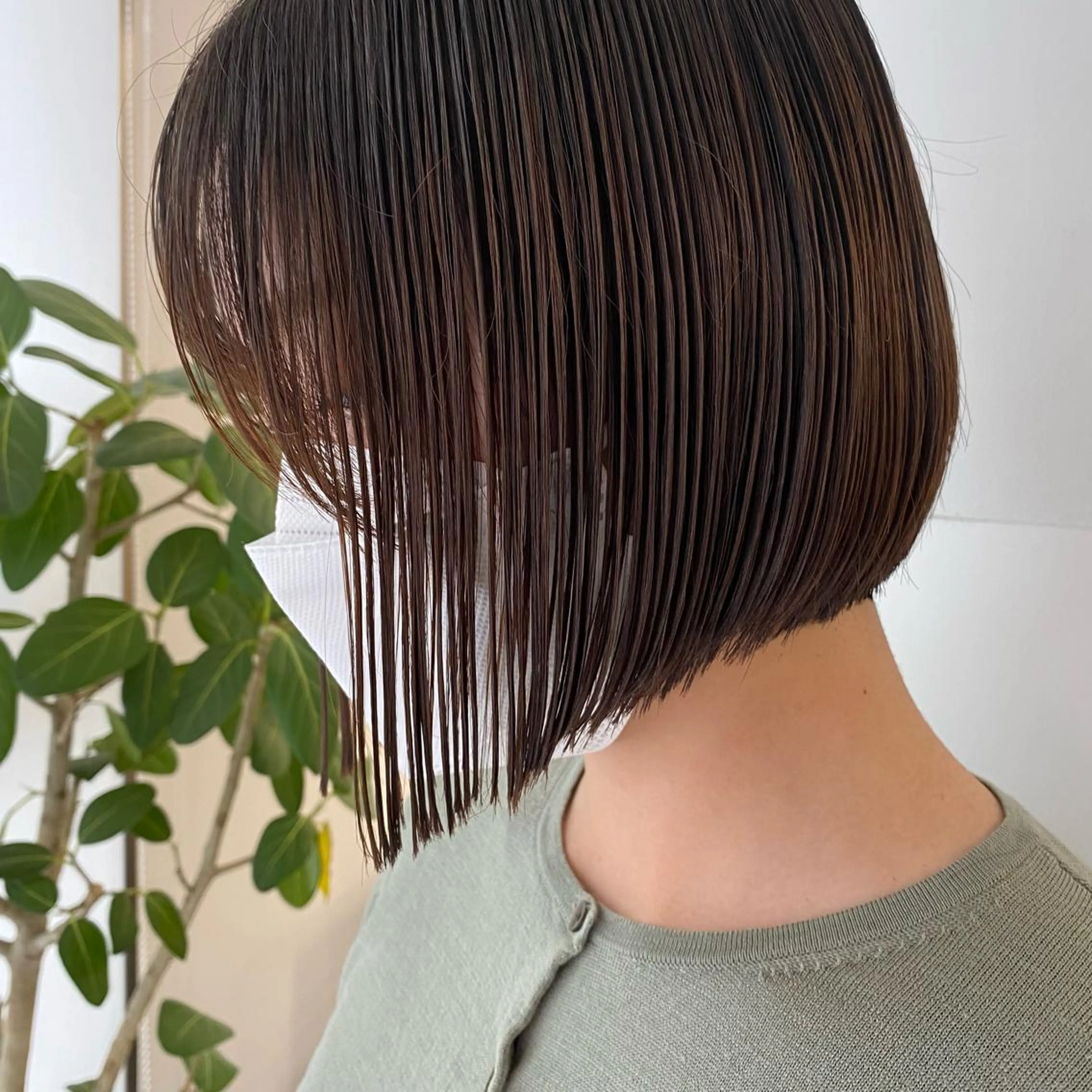 ショート カラー カット ヘアカラー トリートメント センターパート/ 暖色カラーayuのヘアスタイル