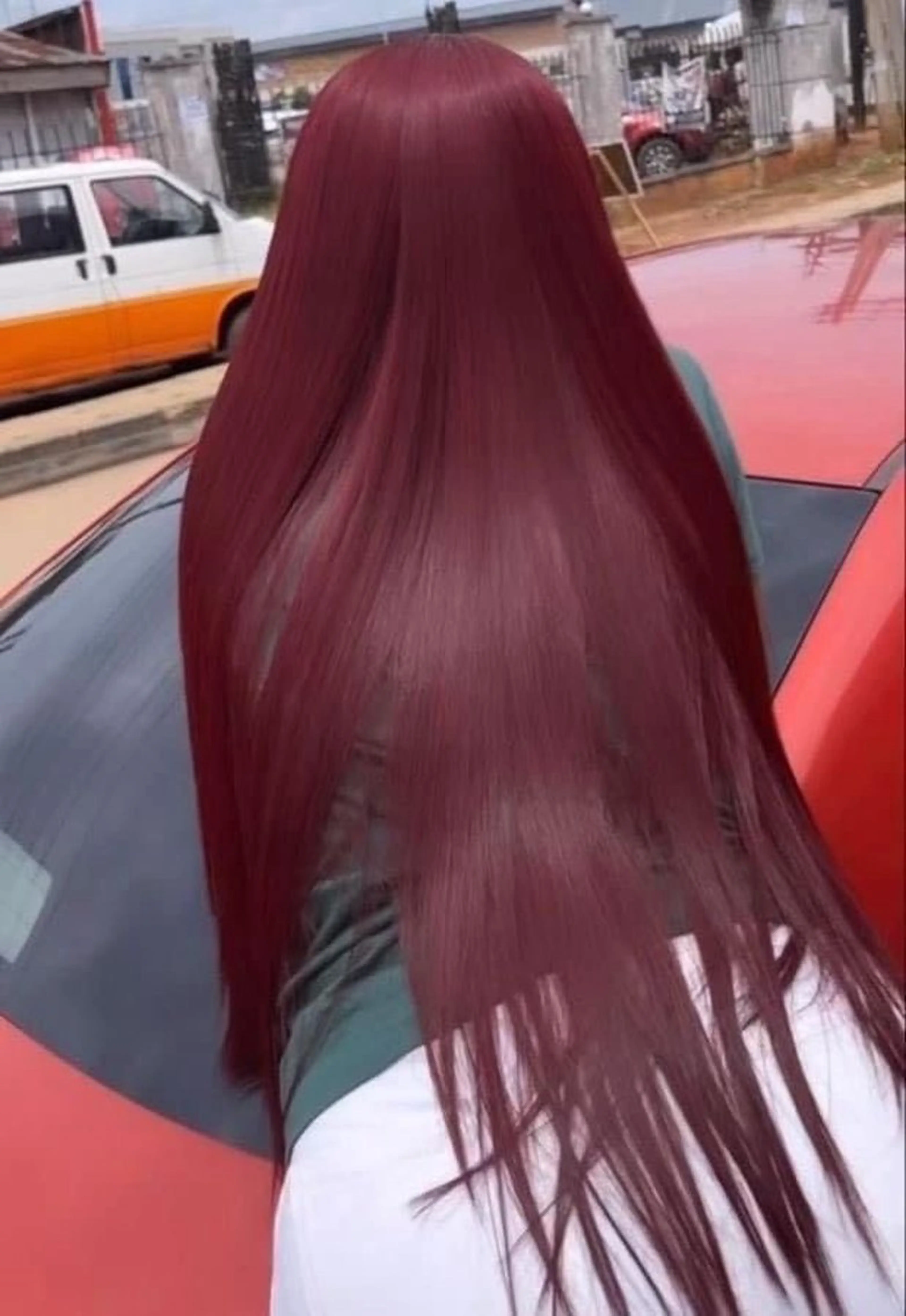 ロング ヘアカラー トリートメント ヘアセット NANA🥀韓国ヘア /レイヤー/暖色🥀のヘアスタイル