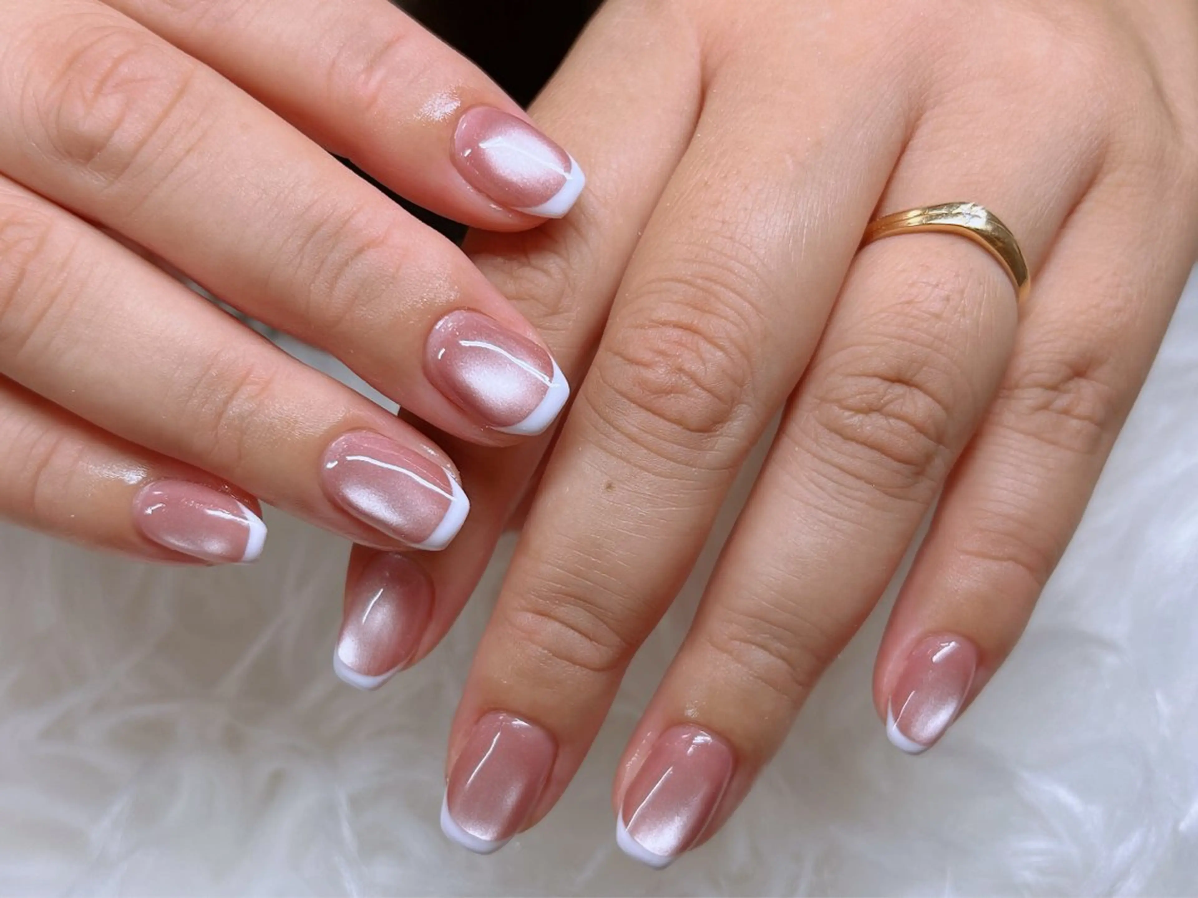 ネイル フットネイル フレンチネイル 韓国ネイル ロングネイル マグネットネイル Lee _nailのネイルデザイン