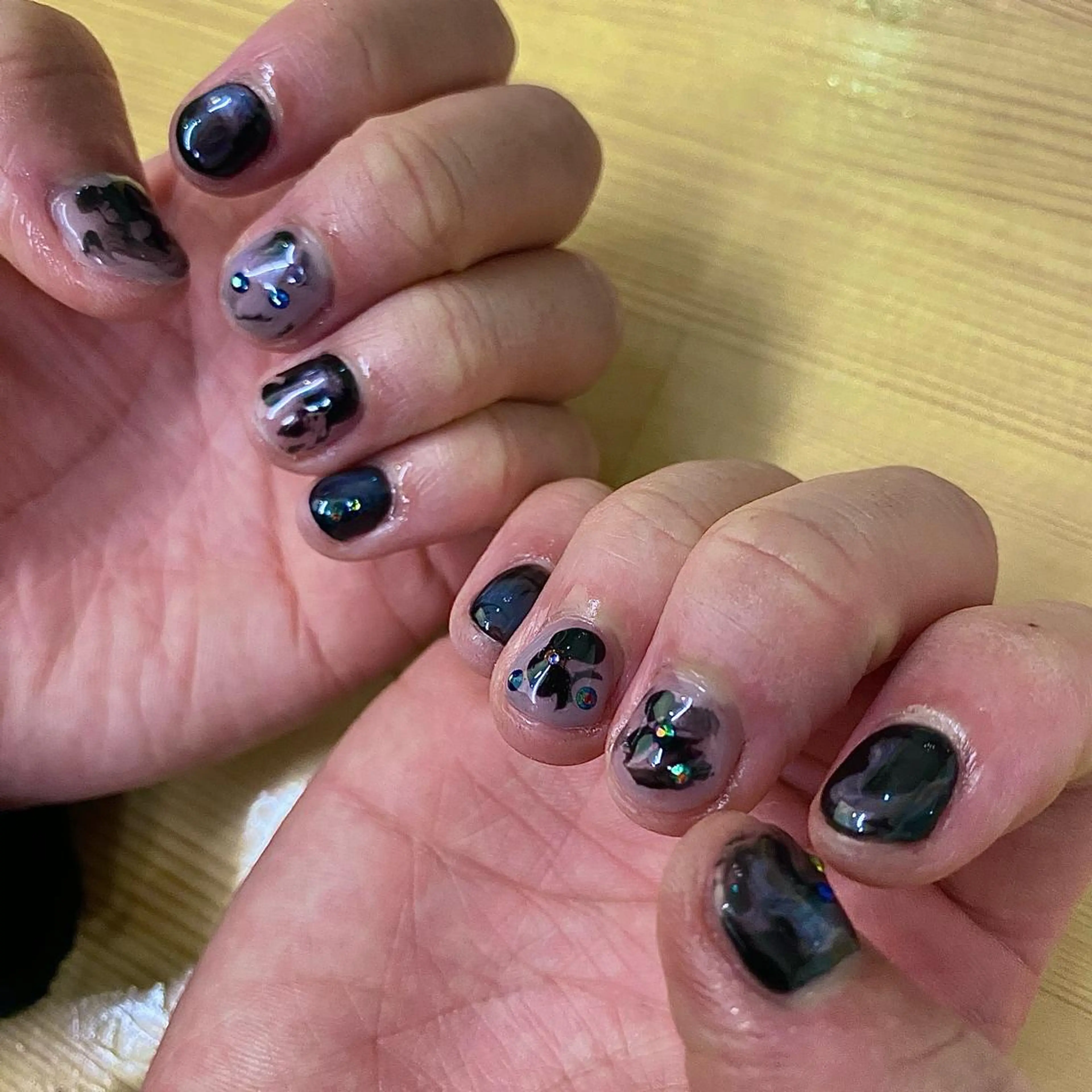 オフ無し（おまかせメンズネイル）の写真