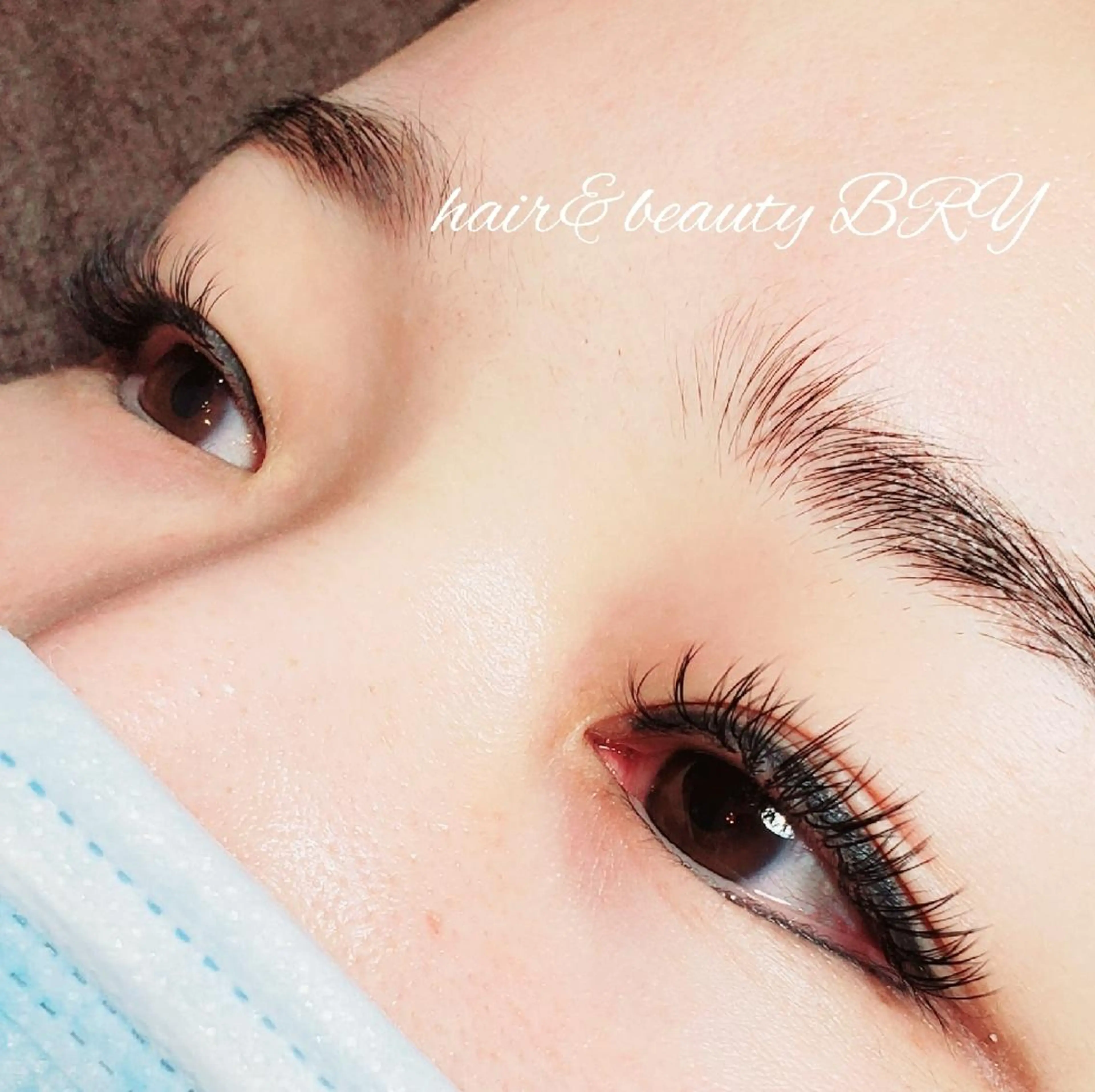 マツエク・マツパ バインドロック カラーマツエク フラットラッシュ ボリュームラッシュ マツエク Hair＆beauty BRY所属・hair& beauty BRYのマツエク・マツパデザイン