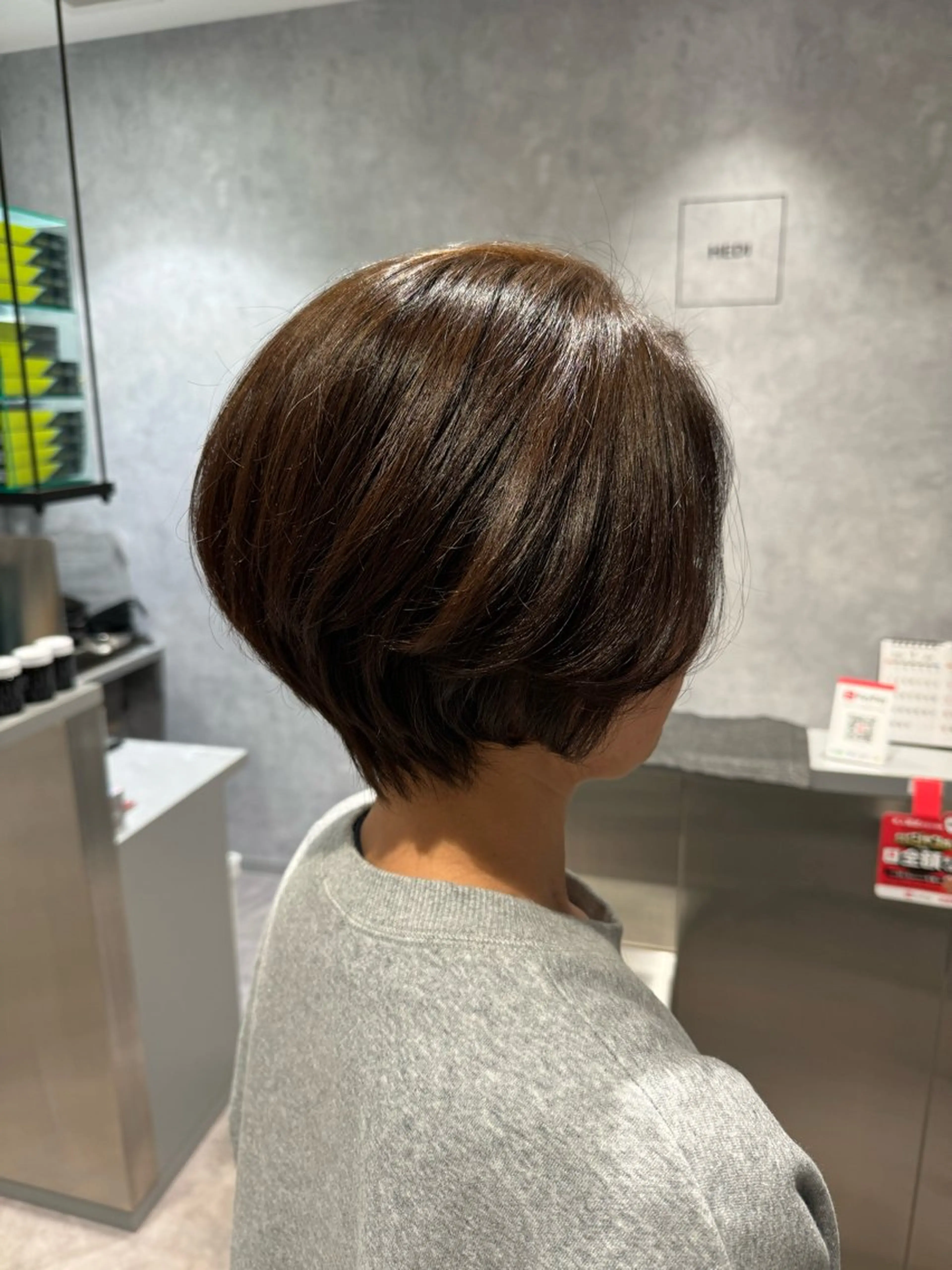 ショート HEDI所属・茨木 まひろのヘアスタイル