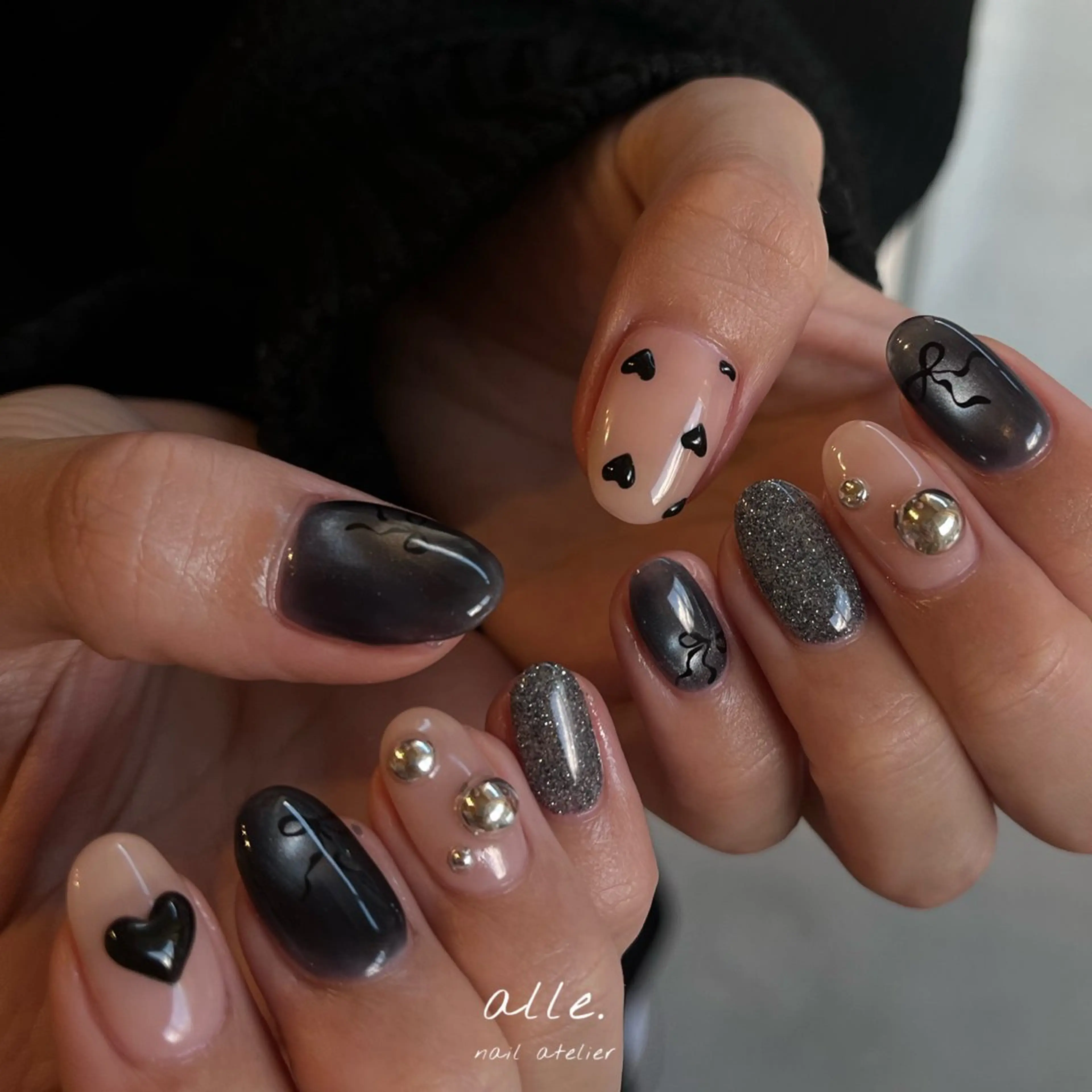 ネイル ハンドネイル atelier alle.のネイルデザイン