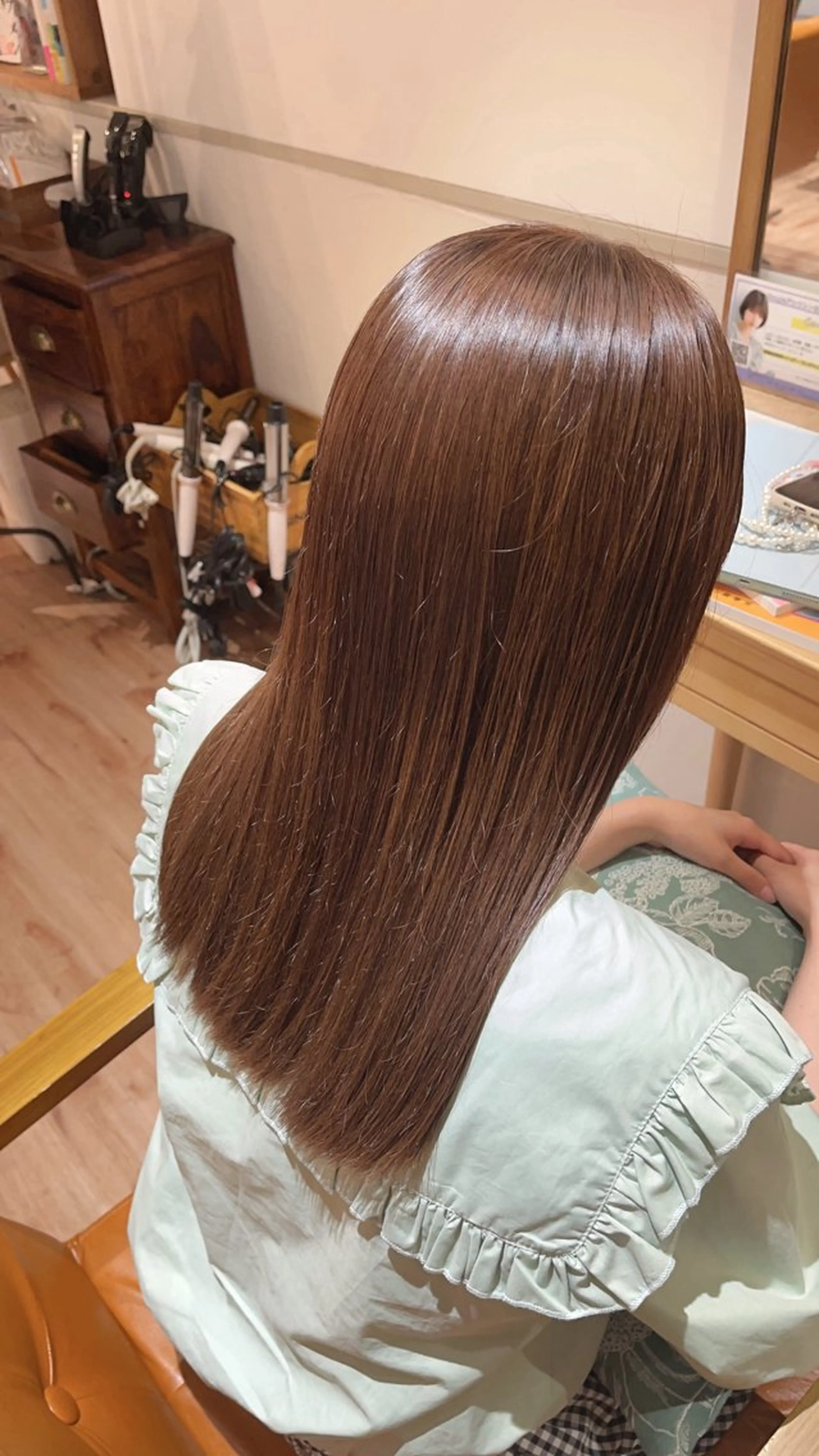 ロング カラー ブリーチ イルミナカラー little lulu 梅田所属・Saya/ショート/ ボブ/大阪/梅田のヘアスタイル