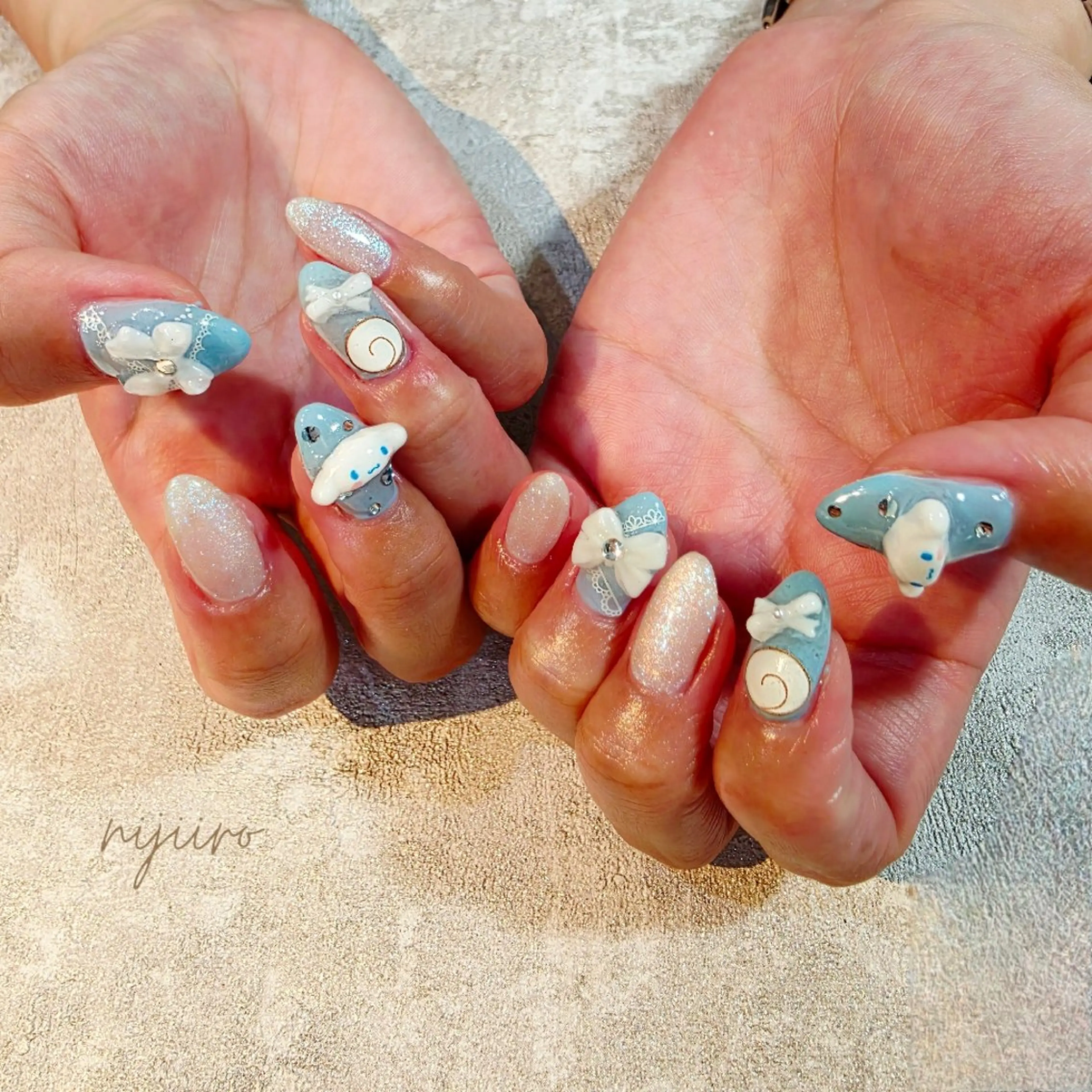 ネイル 持ち込み ハンドネイル nailatelier nijiiro.所属・nijiiro🌈 サトウのネイルデザイン
