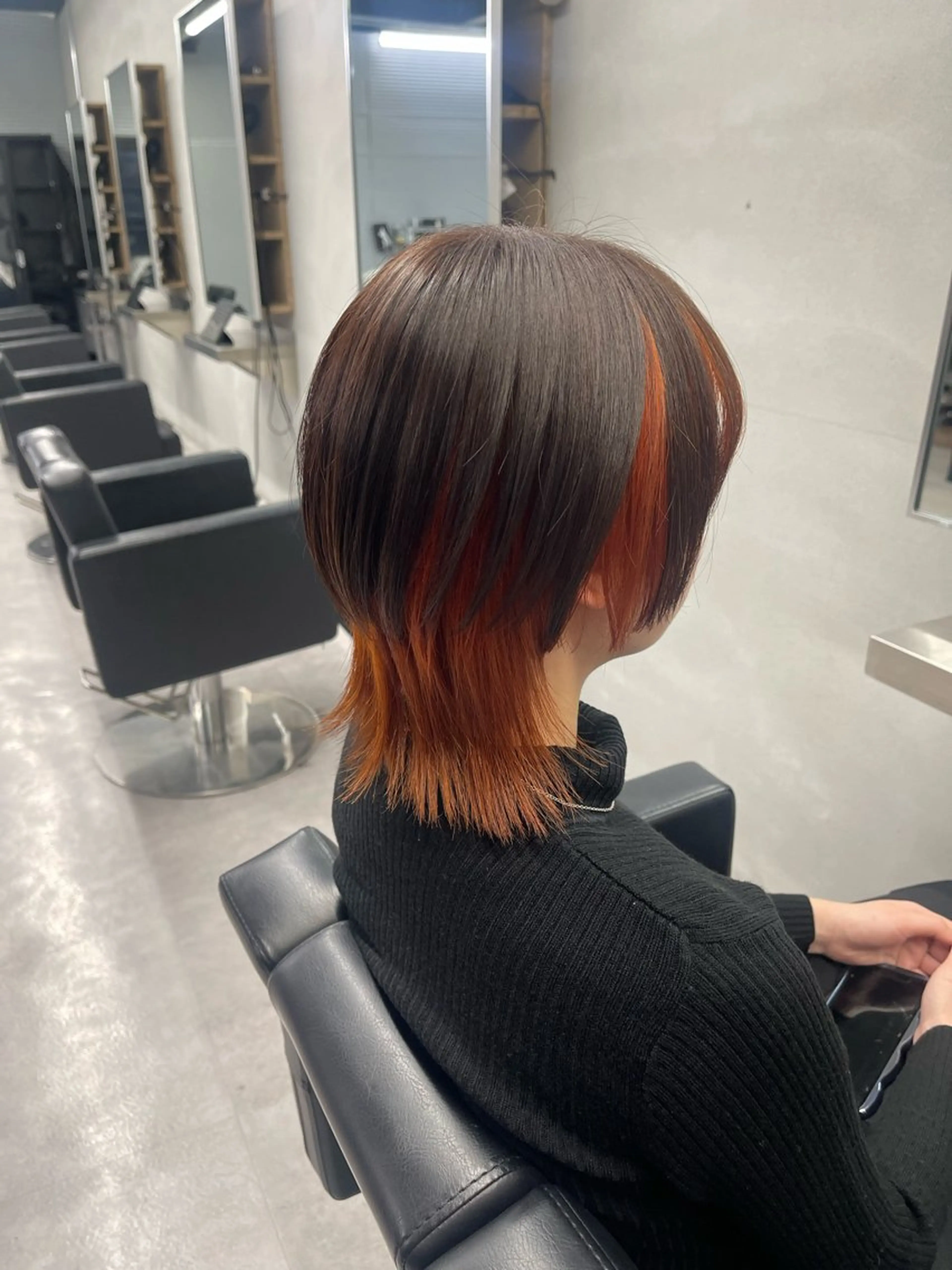 ショート ウルフカット 柏 ウルフ/レイヤー 田中佐和🐺のヘアスタイル