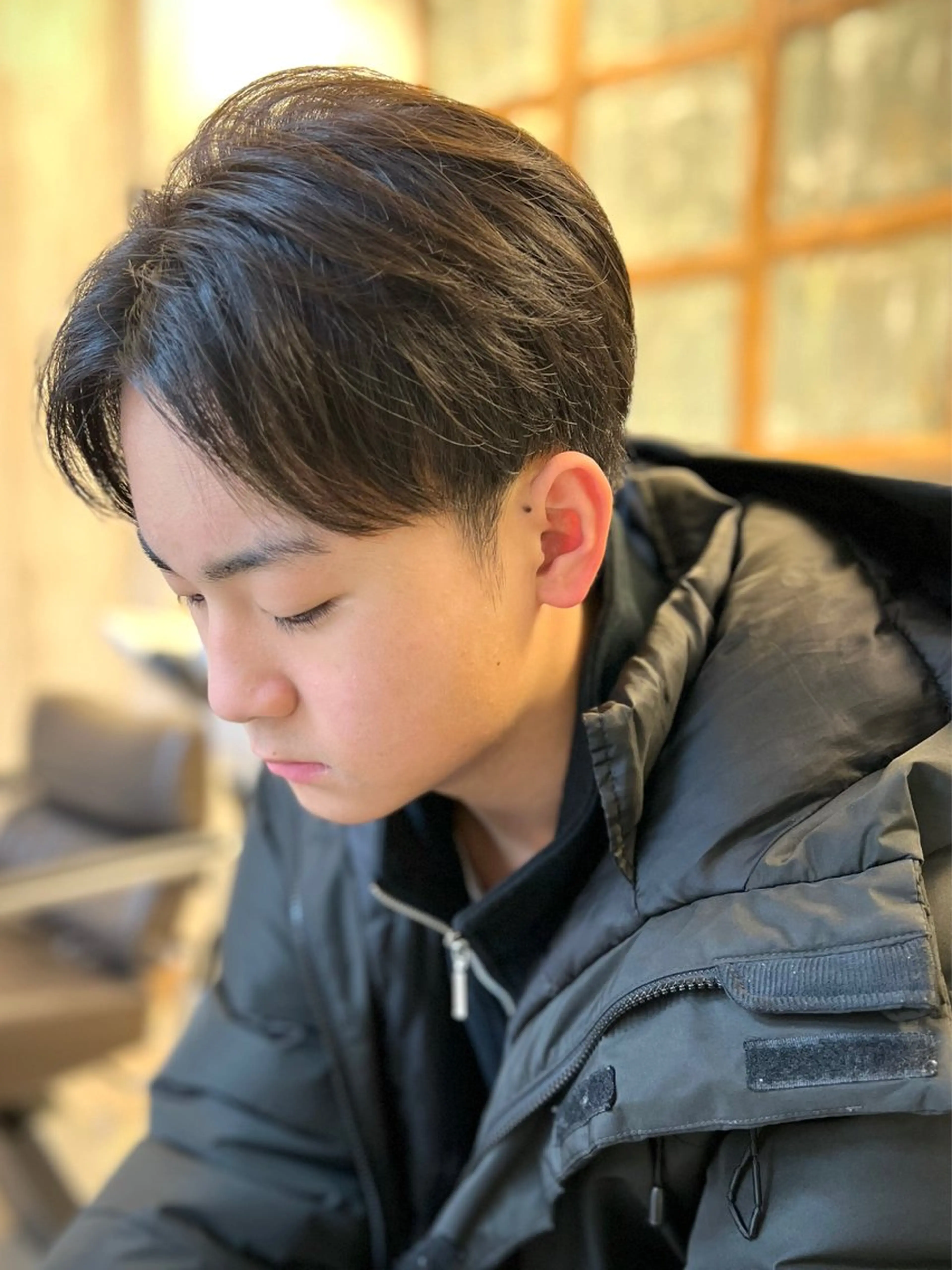 メンズ ビジネス センターパート メンズ就活ヘア 学生（メンズ向け） Archiar creative hair所属・たけなか ゆいのヘアスタイル