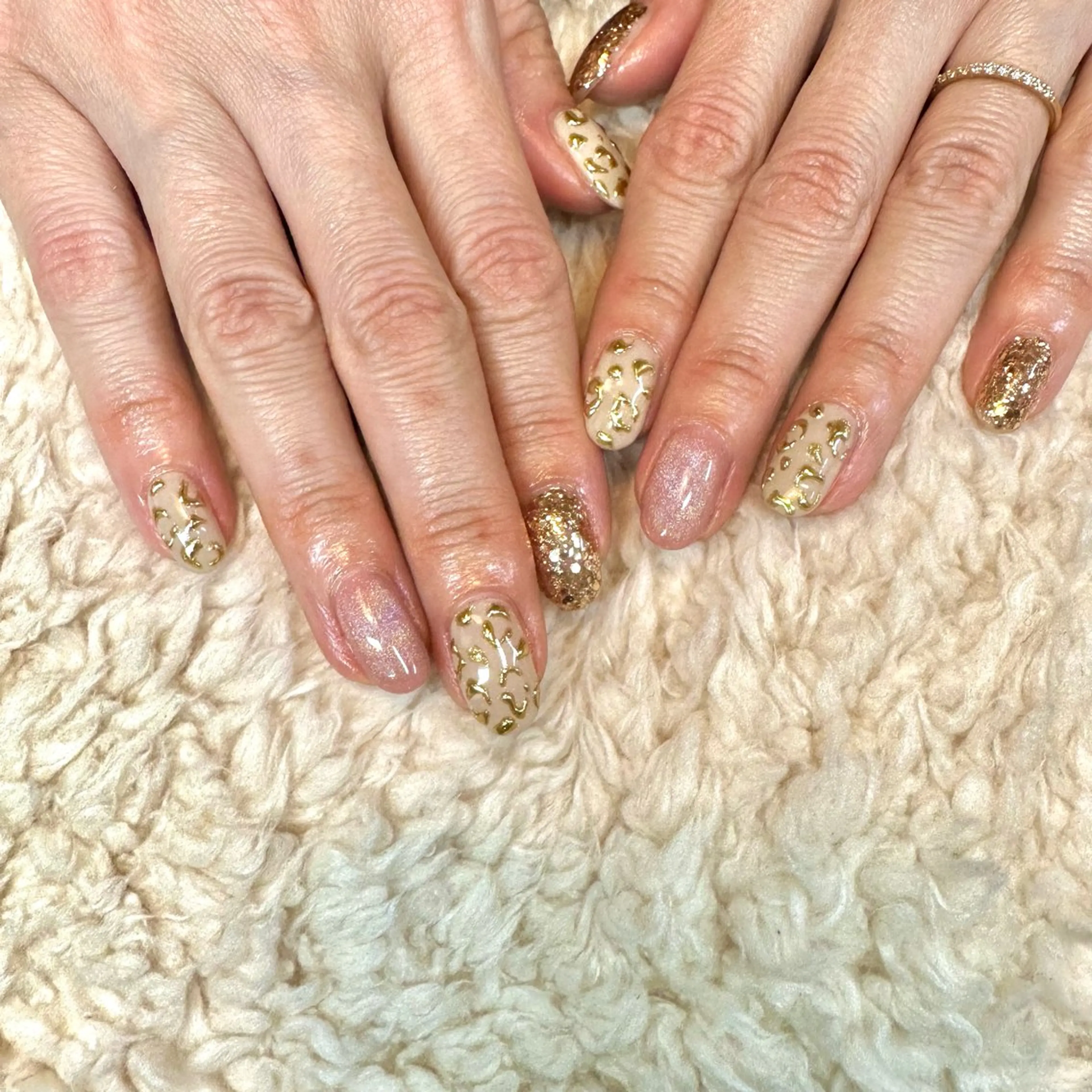 ネイル ミラーネイル ハンドネイル フットネイル GéRanium Harukaのネイルデザイン