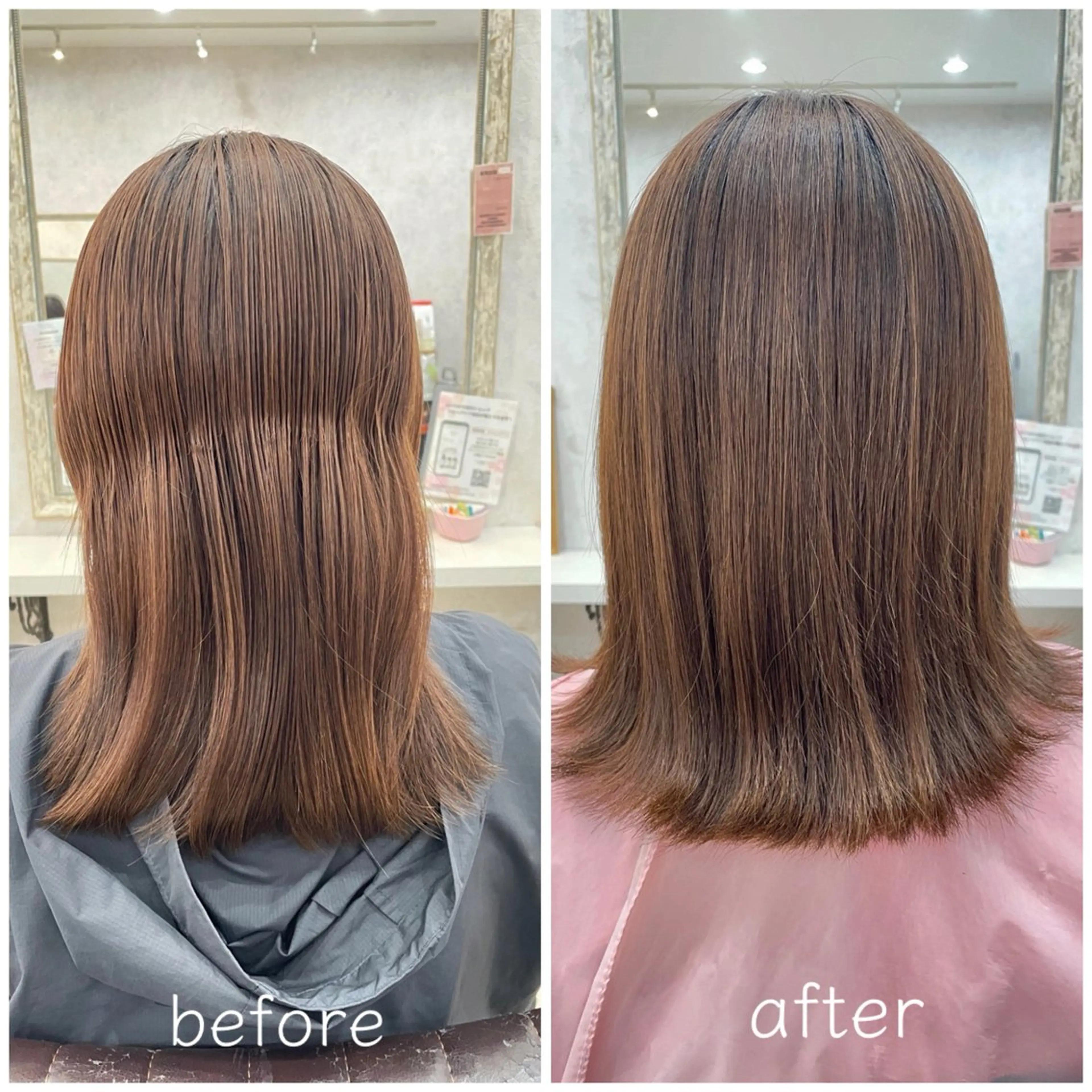 セミロング 柴 芙未菜のヘアスタイル