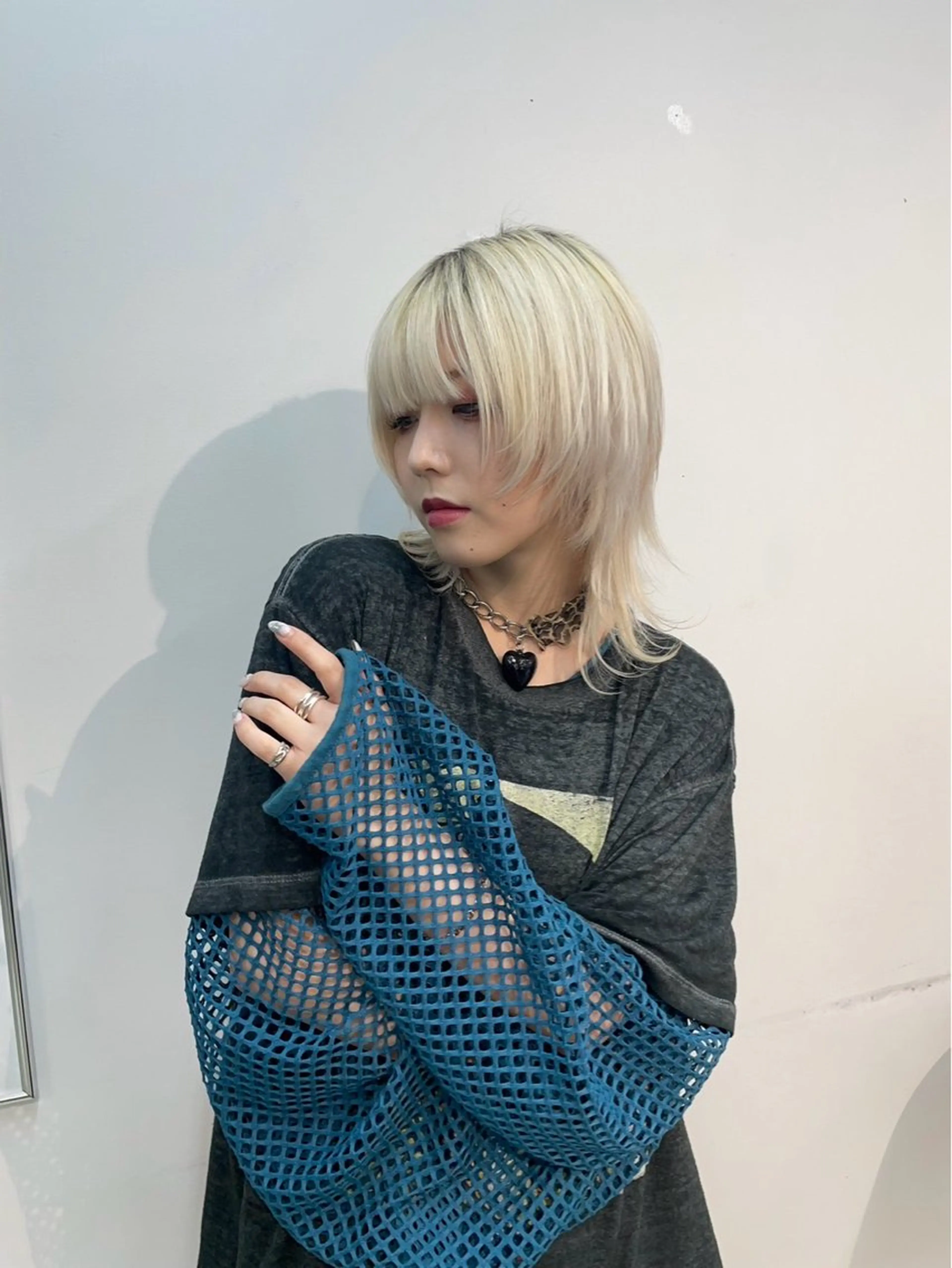 ミディアム 💫ハイトーンボブ/ HARU💫のヘアスタイル