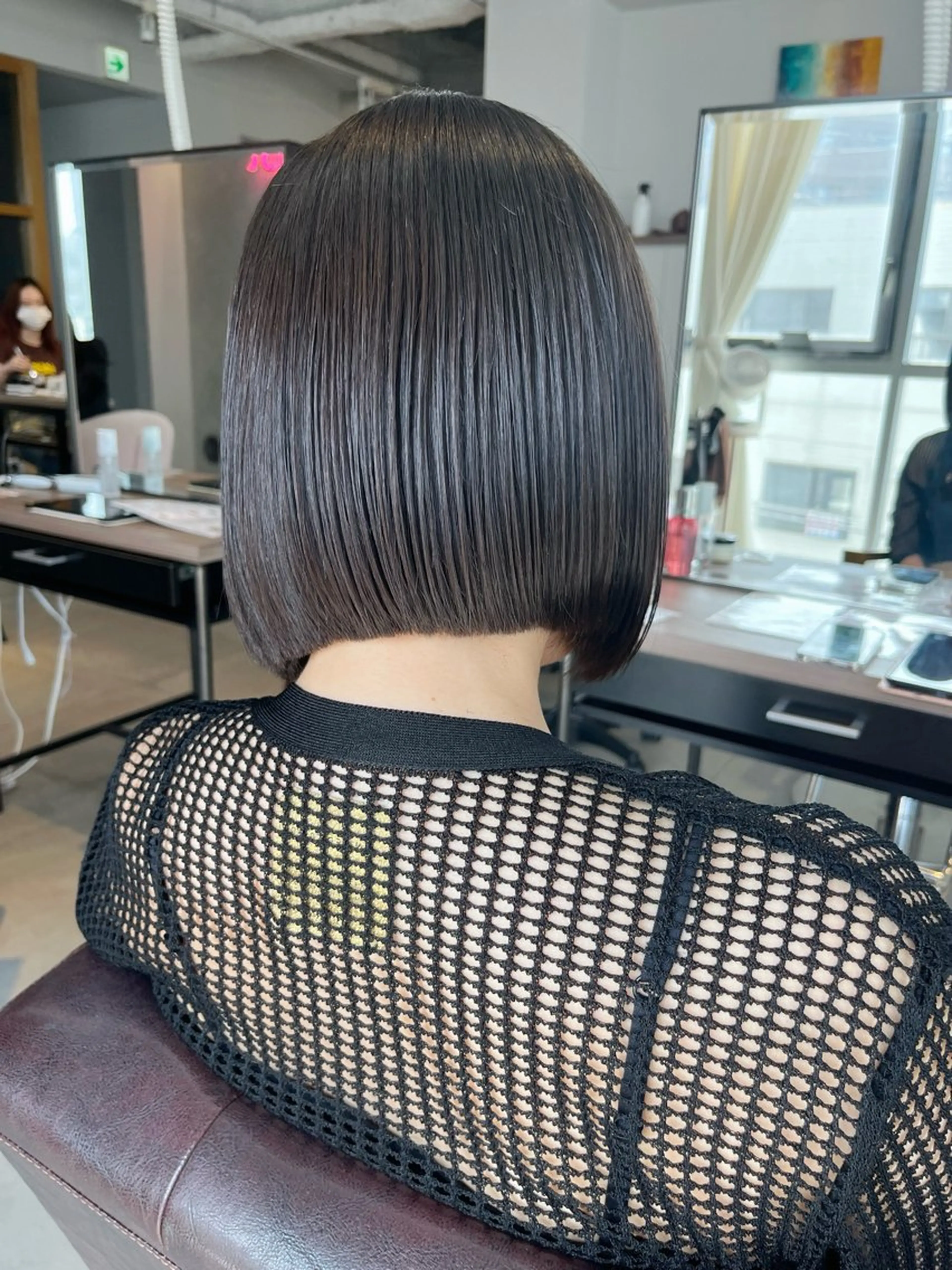 ミディアム ボブ 髪質改善 トリートメント カット トリートメント AKARI🌟ボブ/ ハイライト/似合わせのヘアスタイル