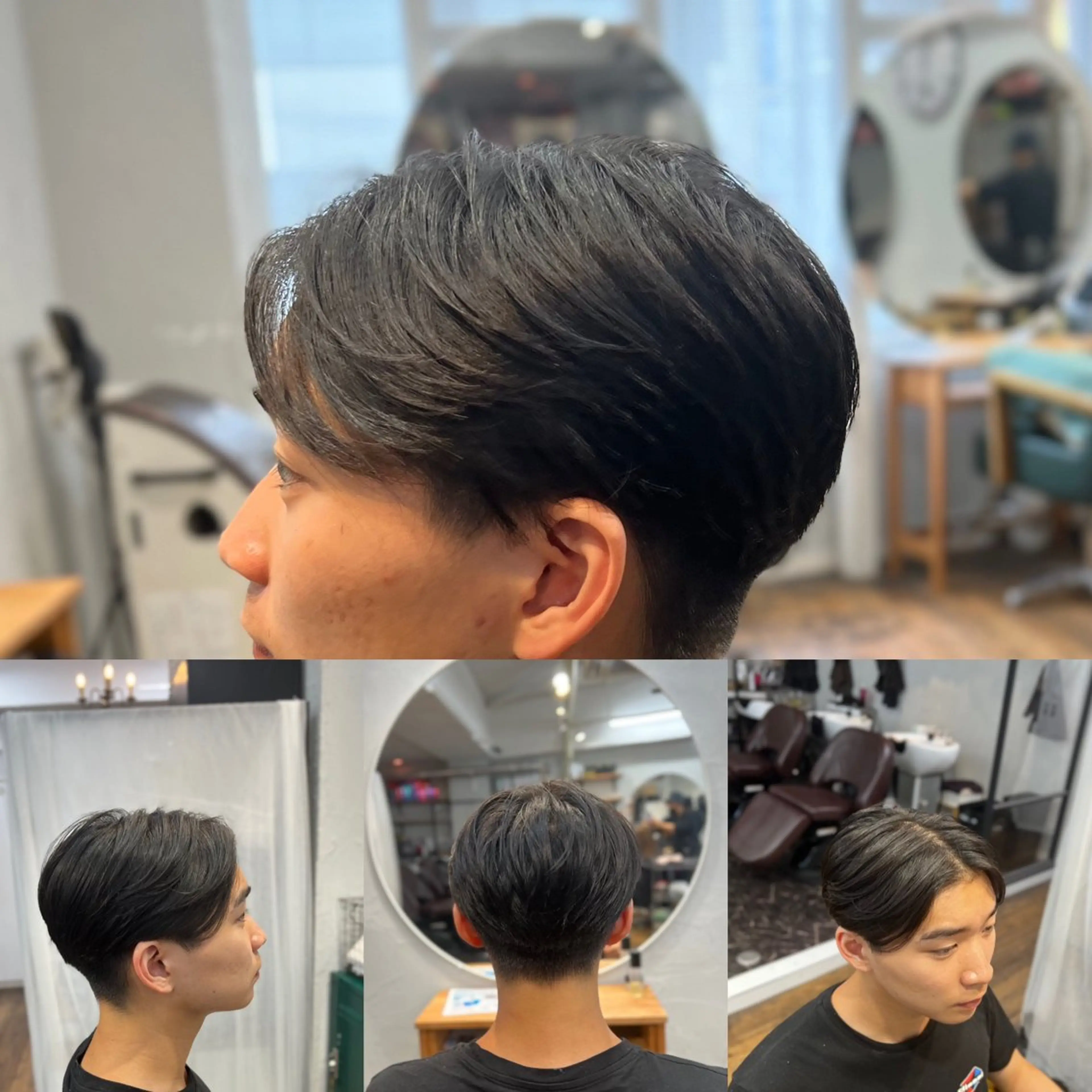 メンズ メンズ韓国風 韓国マッシュ マッシュ カット 縮毛矯正 髪質改善/縮毛矯正/ 超高濃度水素ケアのヘアスタイル