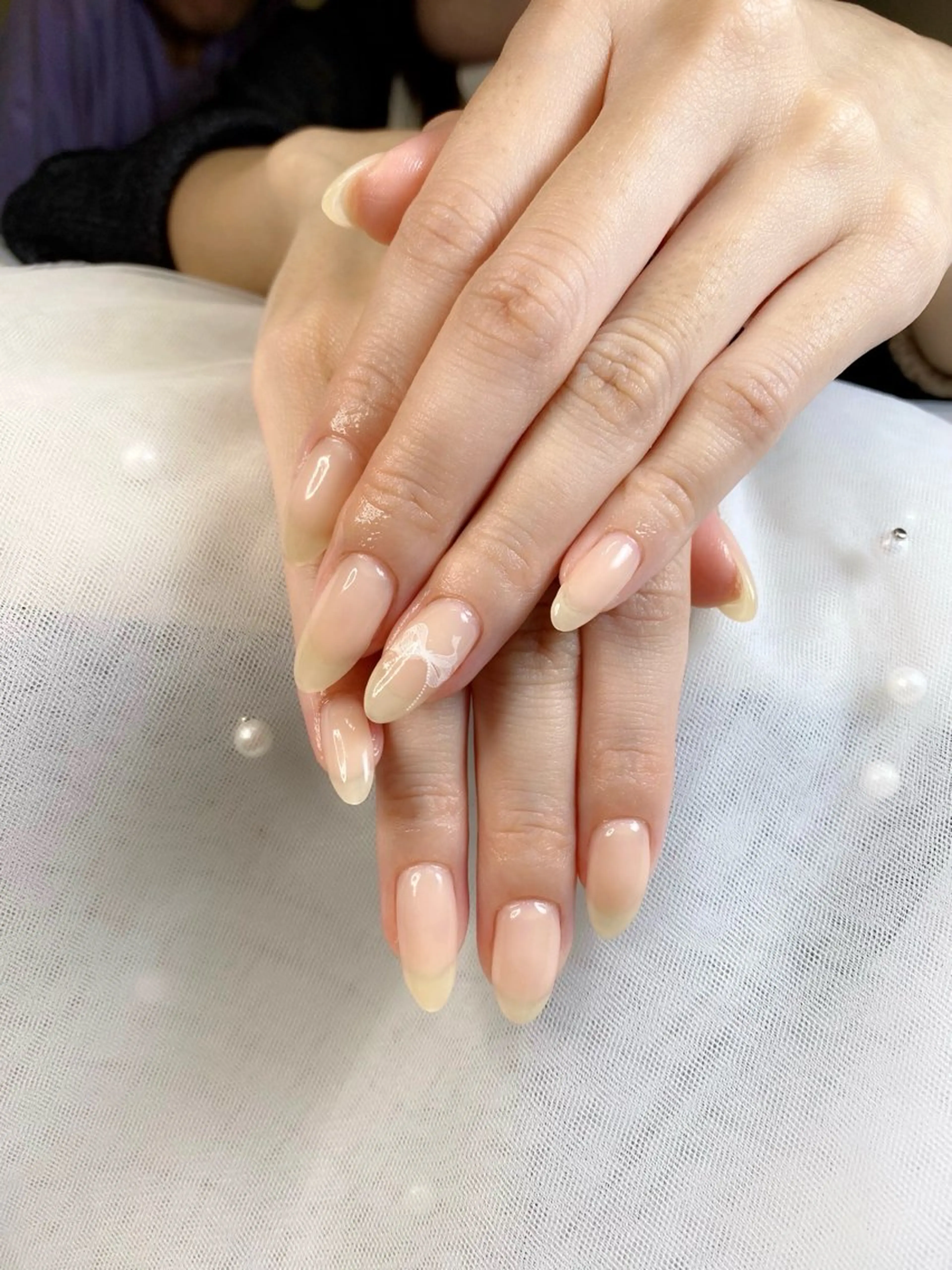 ネイル オフィスネイル ワンカラーネイル シンプルネイル ハンドネイル iro+ nailのネイルデザイン
