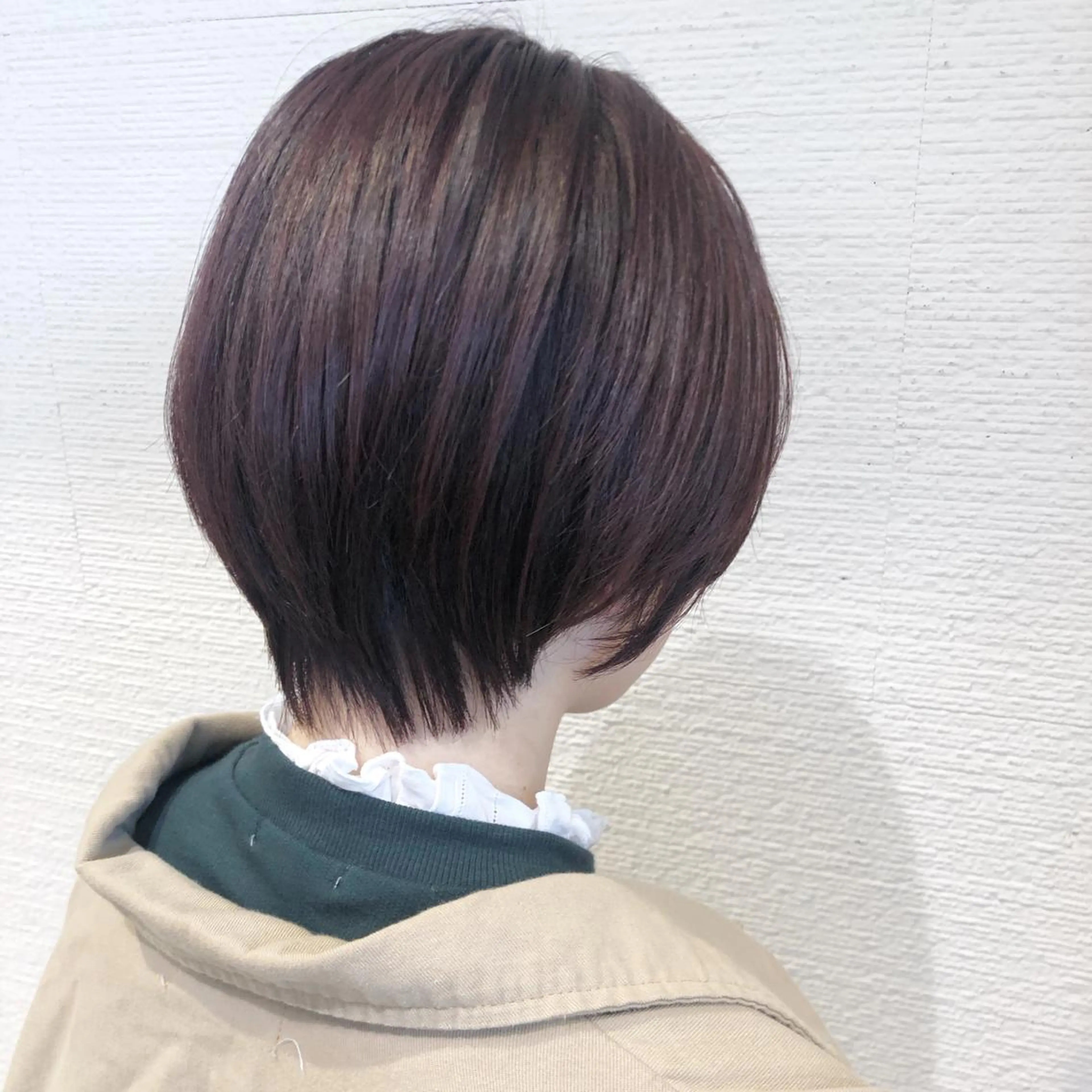 ショート カラー ショート/ボブ/ 白髪ぼかし/しんやのヘアスタイル