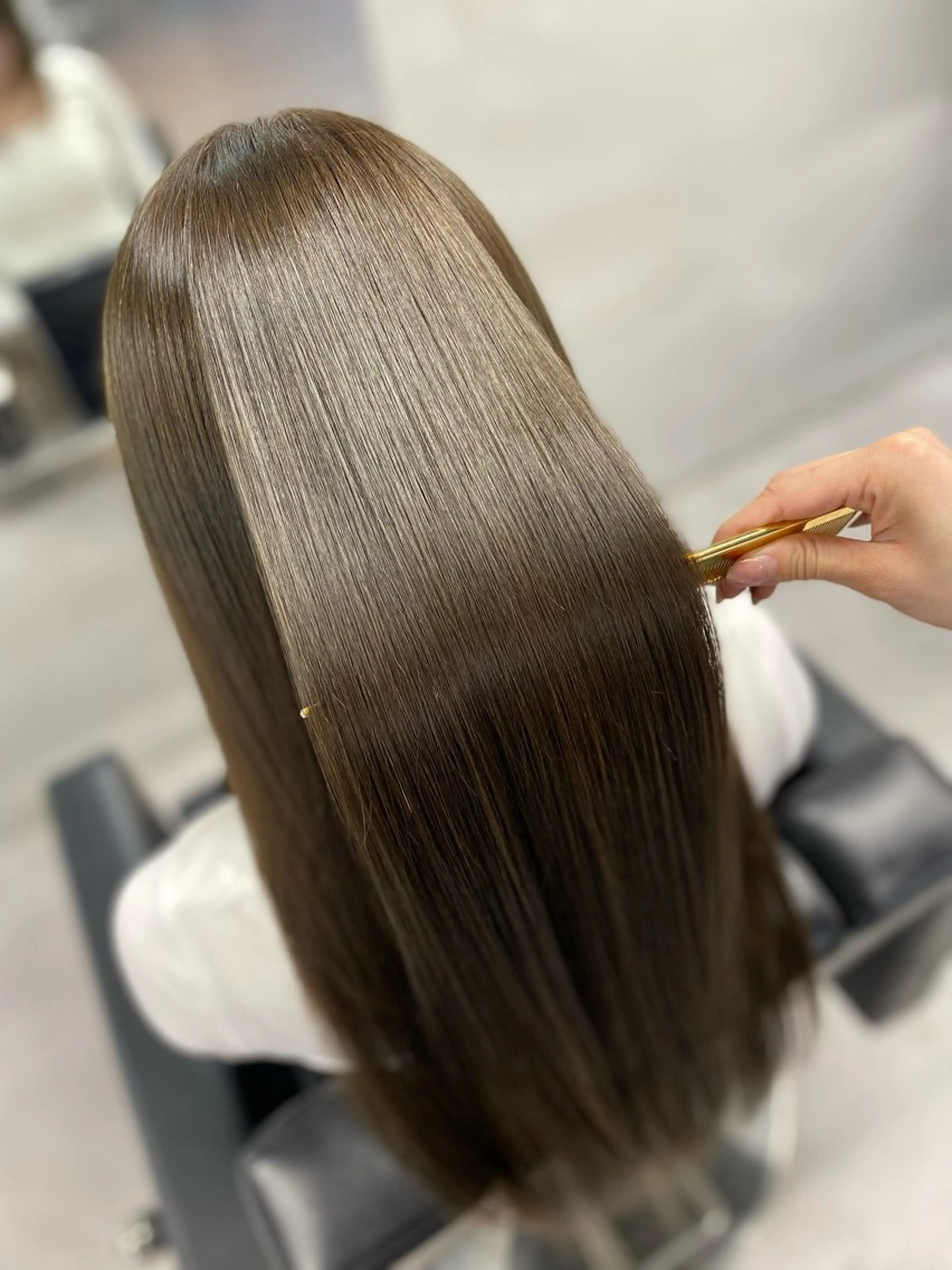 ロング 髪質改善 カット ヘアカラー トリートメント 艶髪/縮毛矯正 🫧辻野海羽のヘアスタイル