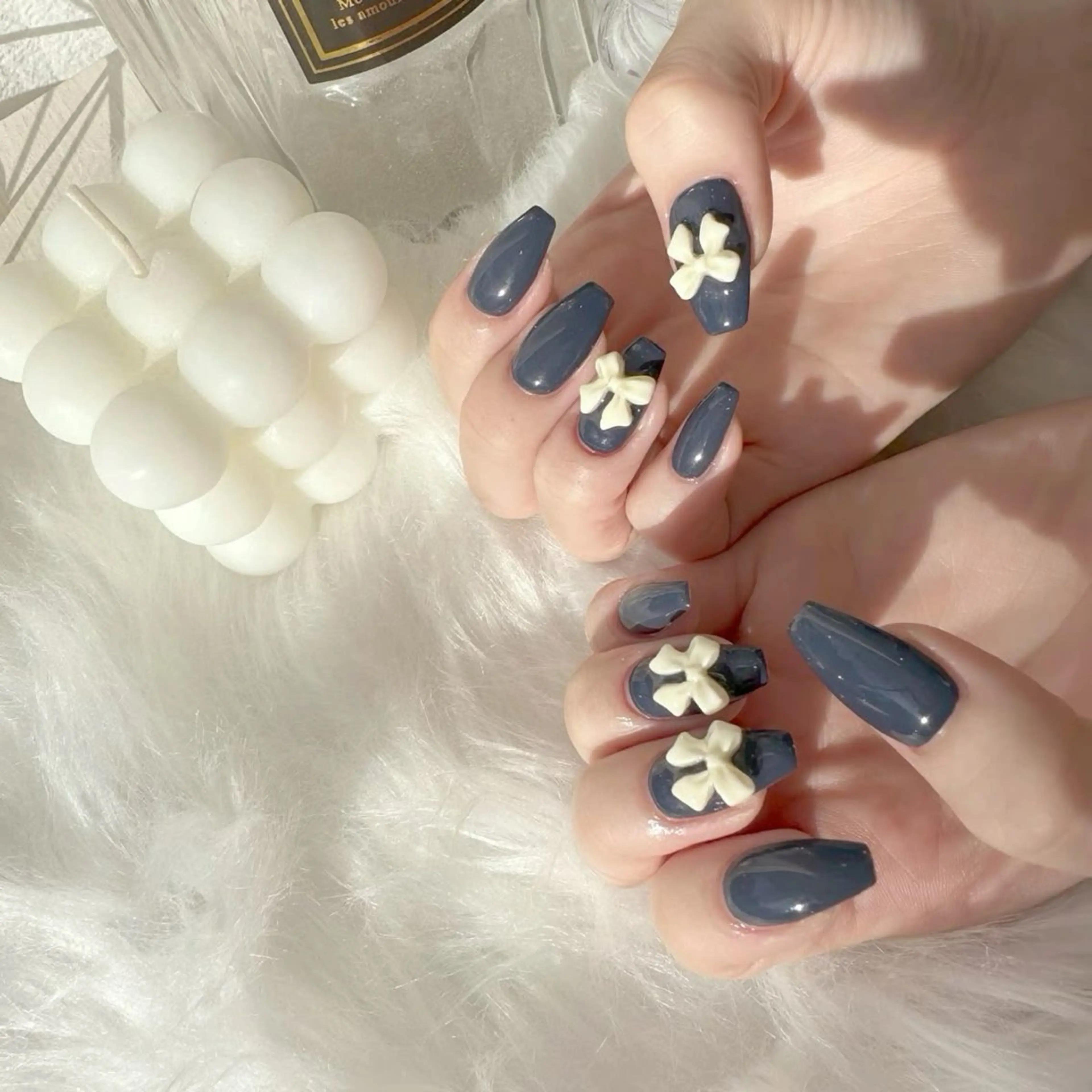 ネイル 韓国ネイル 持ち込み ニュアンスネイル ネイルチップ 冬ネイル RINN ANA.CHUOのネイルデザイン