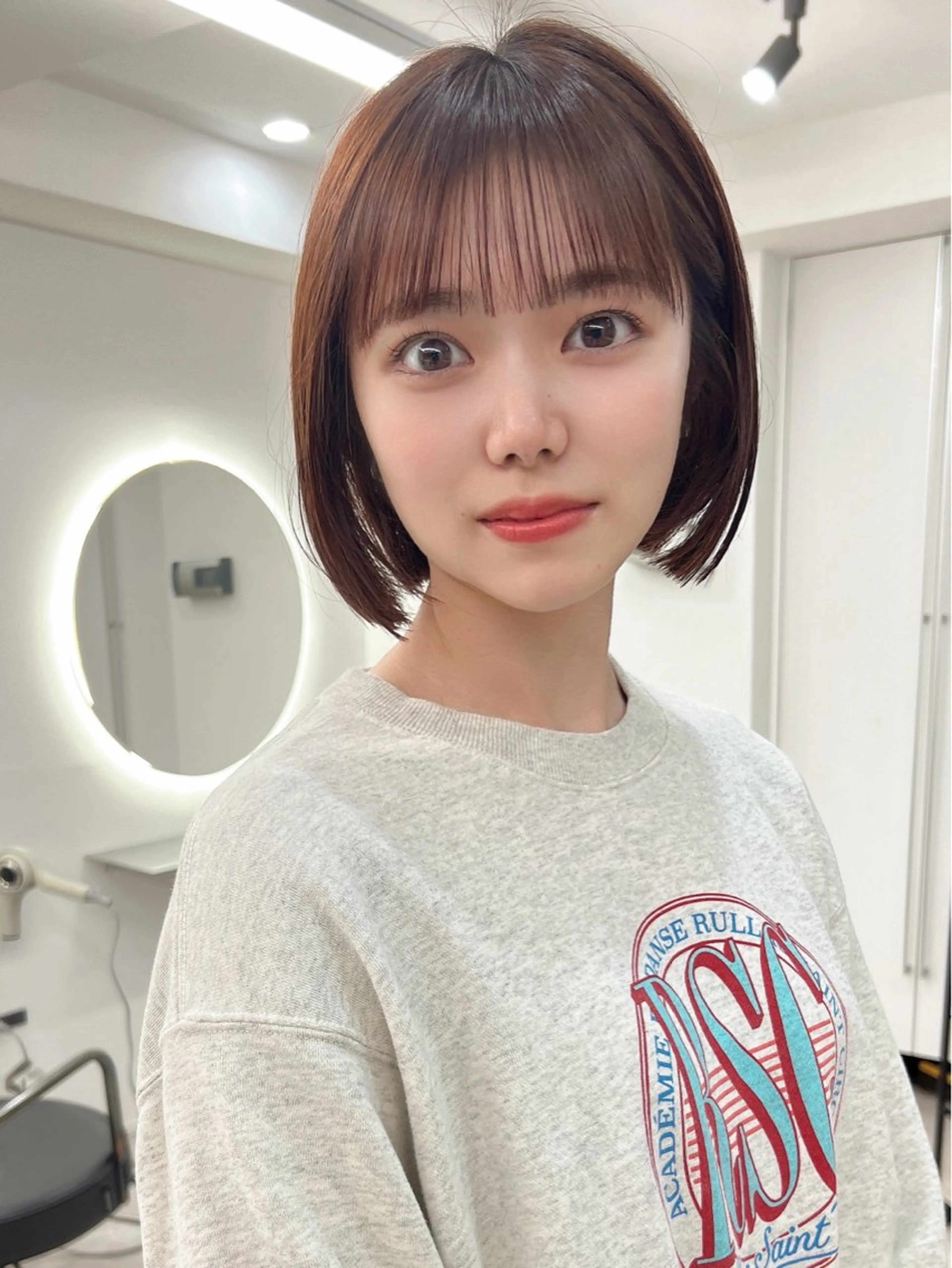 ショート 切りっぱなしボブ 前下がりボブ ショートボブ ボブ タンバルモリ ショート/ ボブ/今井皓のヘアスタイル