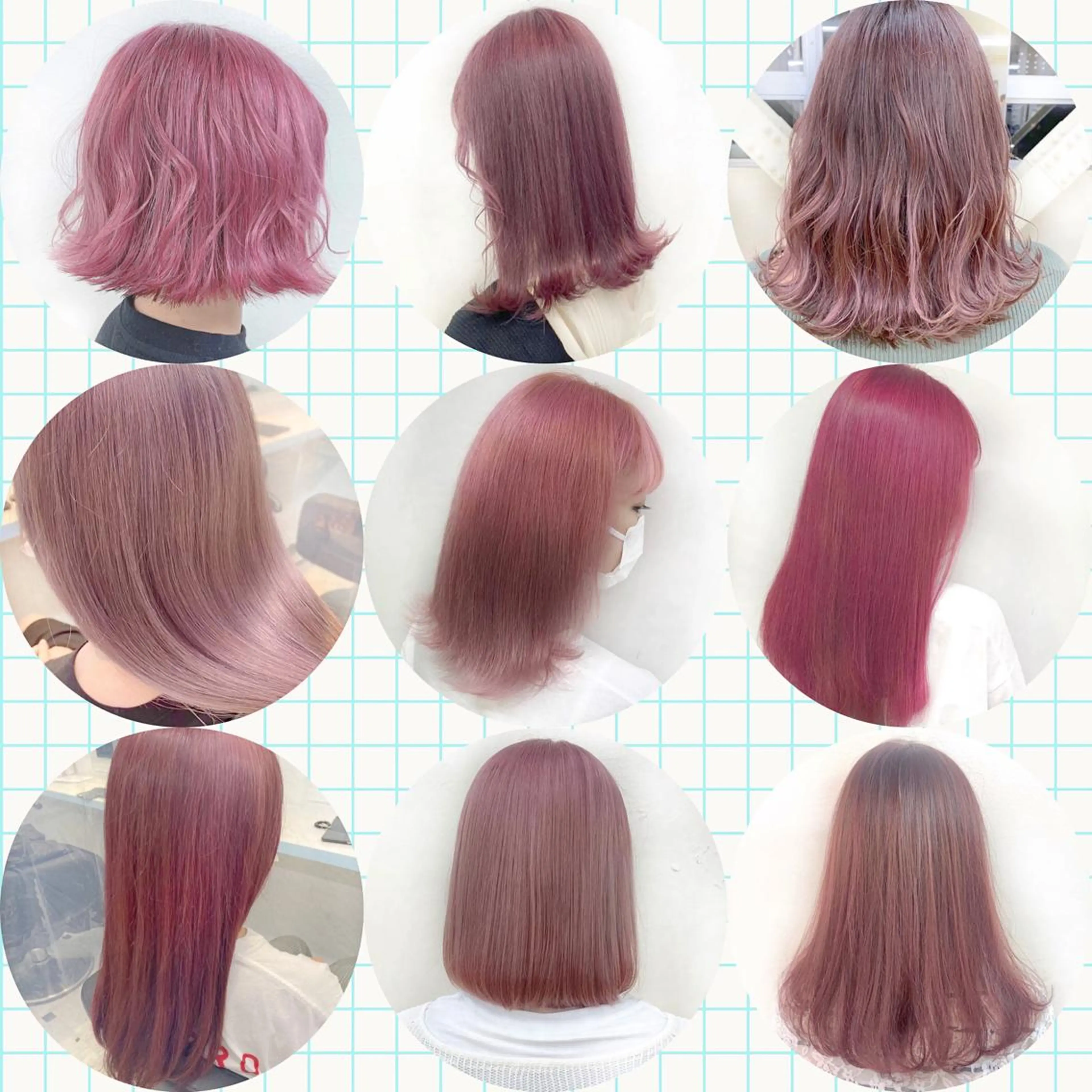 セミロング カラー 💕上野美容師☁ ブリーチ💖サワのヘアスタイル