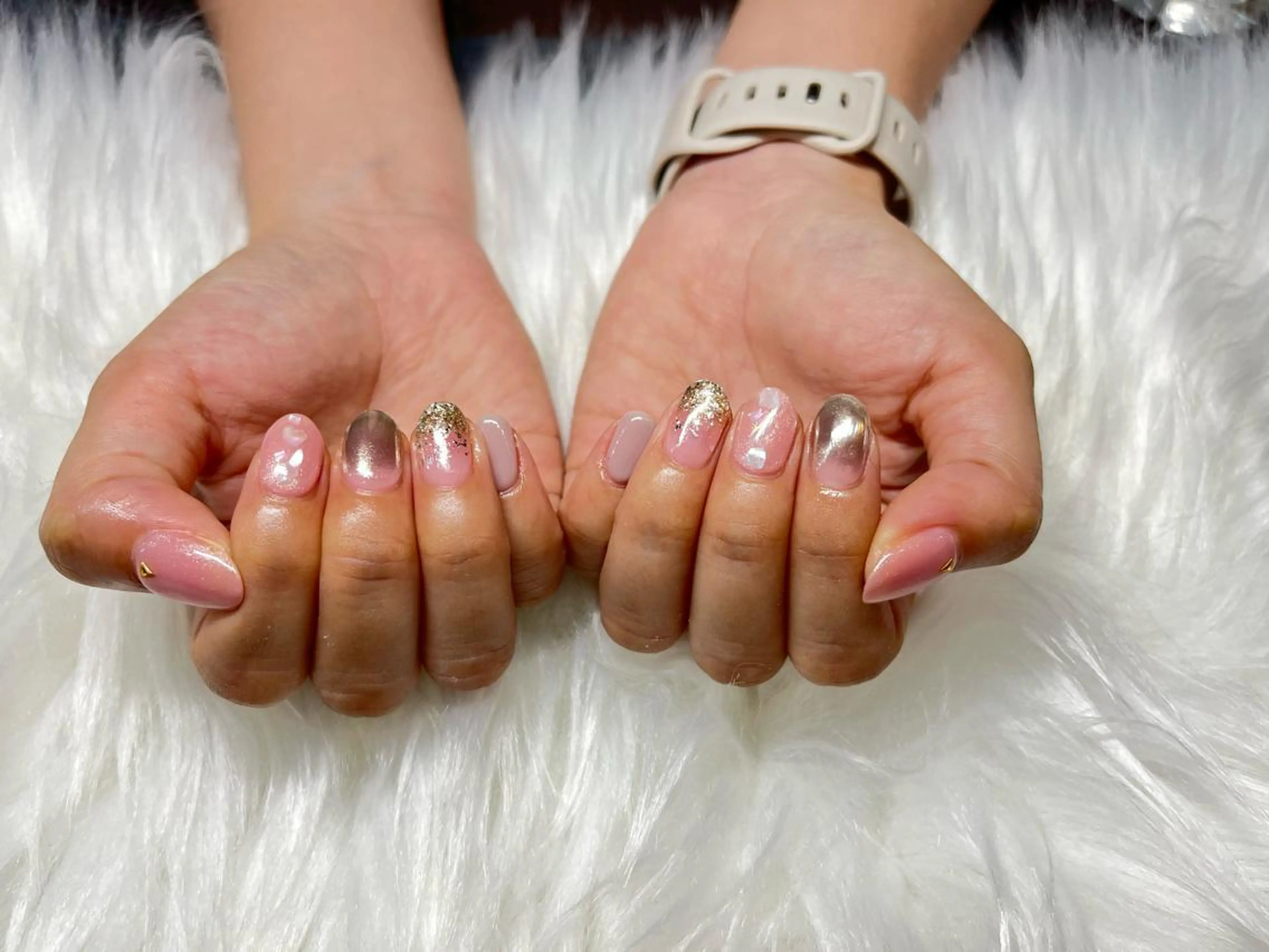 ネイル ニュアンスネイル AngelCoco Tabataのネイルデザイン