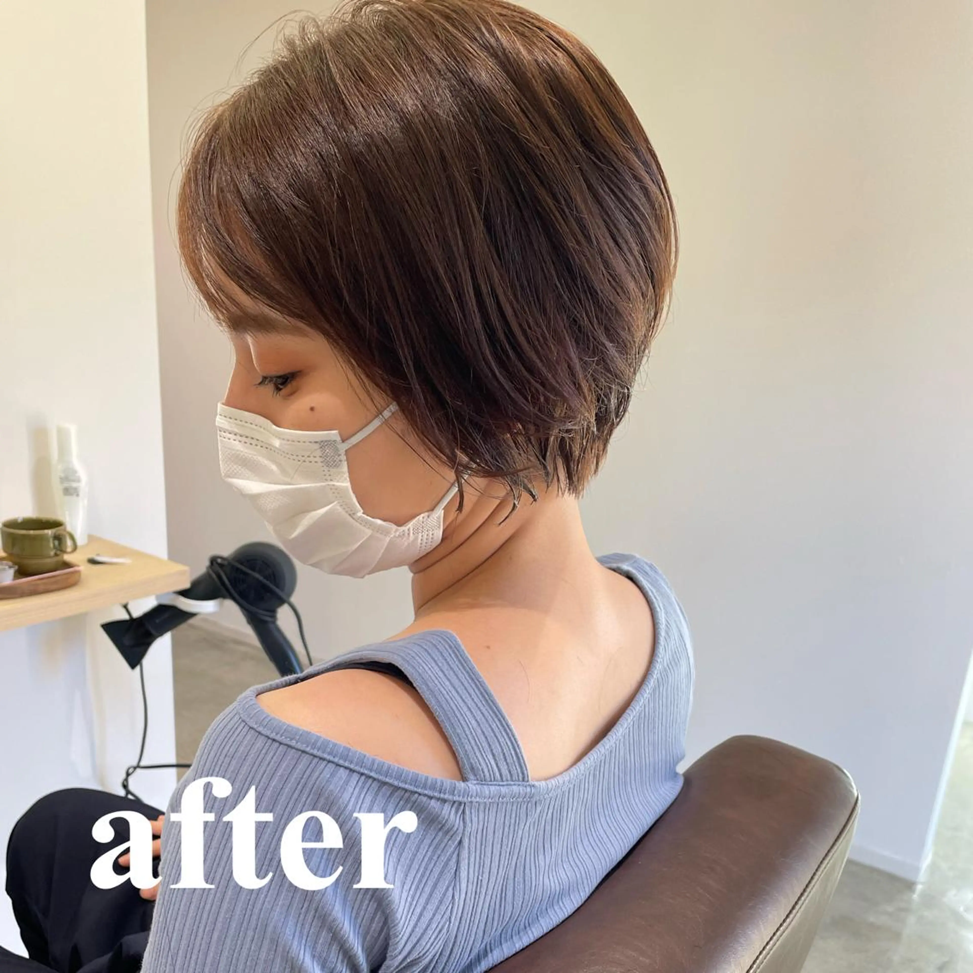 ショート カラー 丸みショート ショートヘア カット ヘアカラー トリートメント 北九州美容室 🕊️わかな✂︎のヘアスタイル