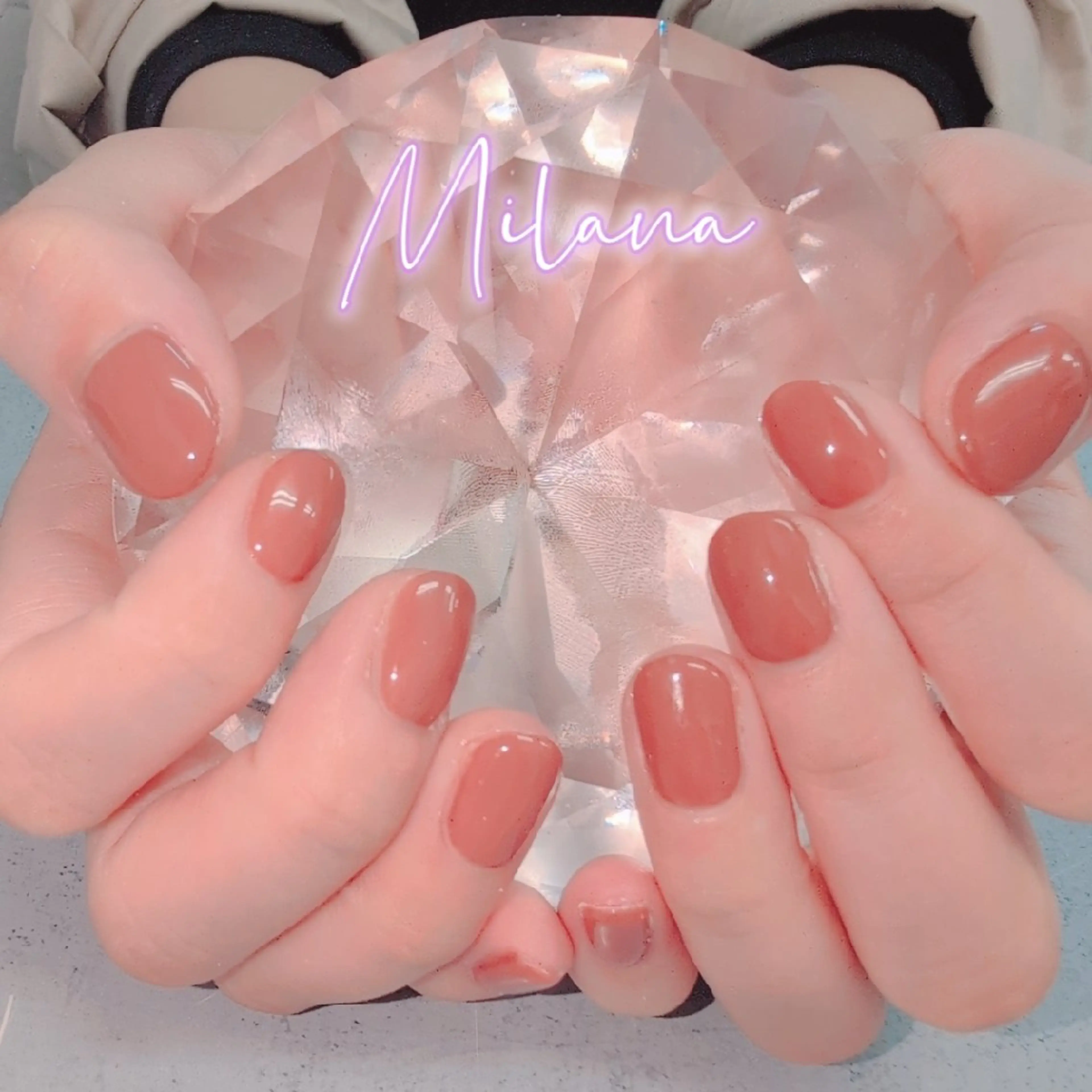 ネイル ワンカラーネイル ハンドネイル Milana 川瀬のネイルデザイン