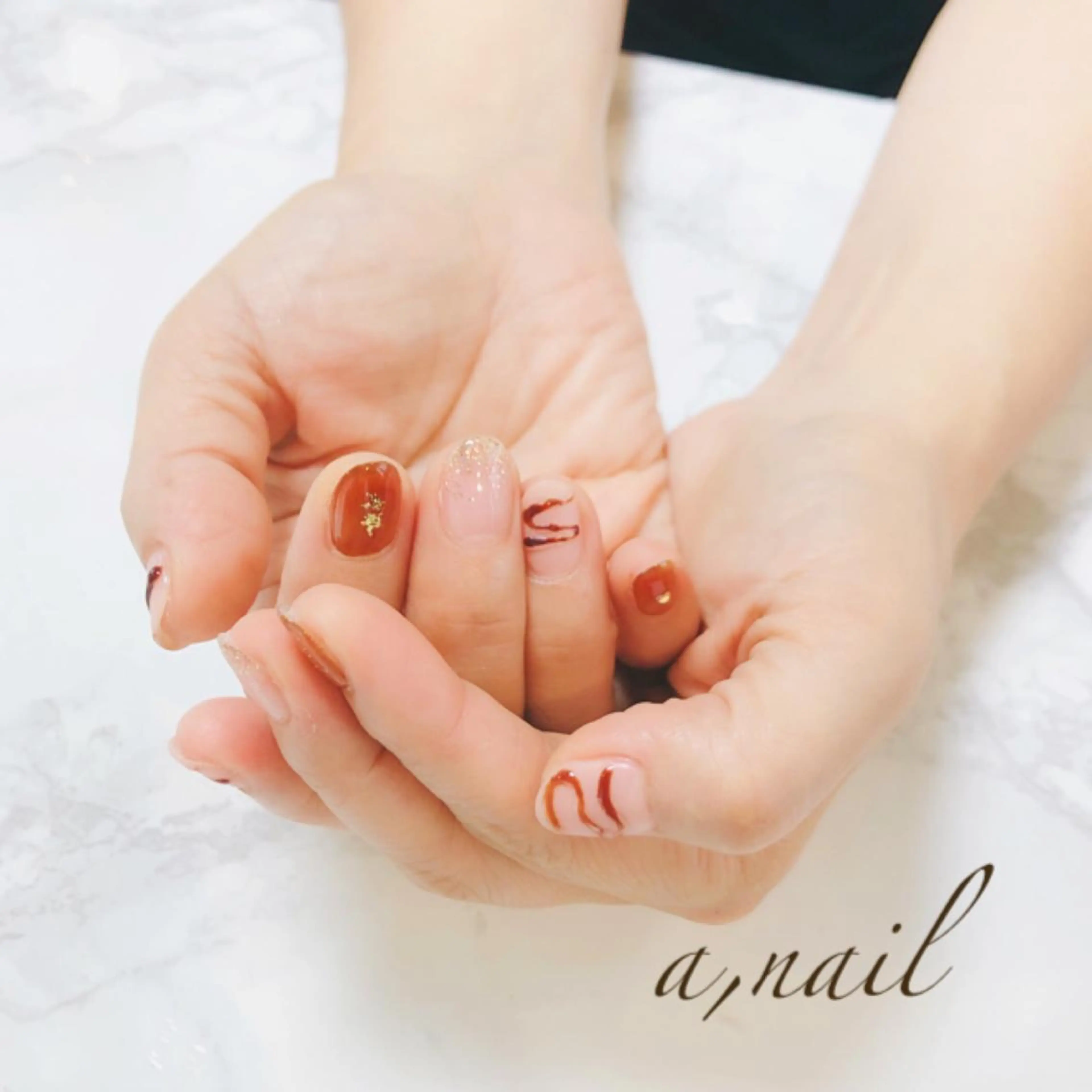 ネイル フットネイル ジェルネイル グラデーション マットネイル オフィスネイル ハンドネイル ネイルサロン エーネイルのネイルデザイン