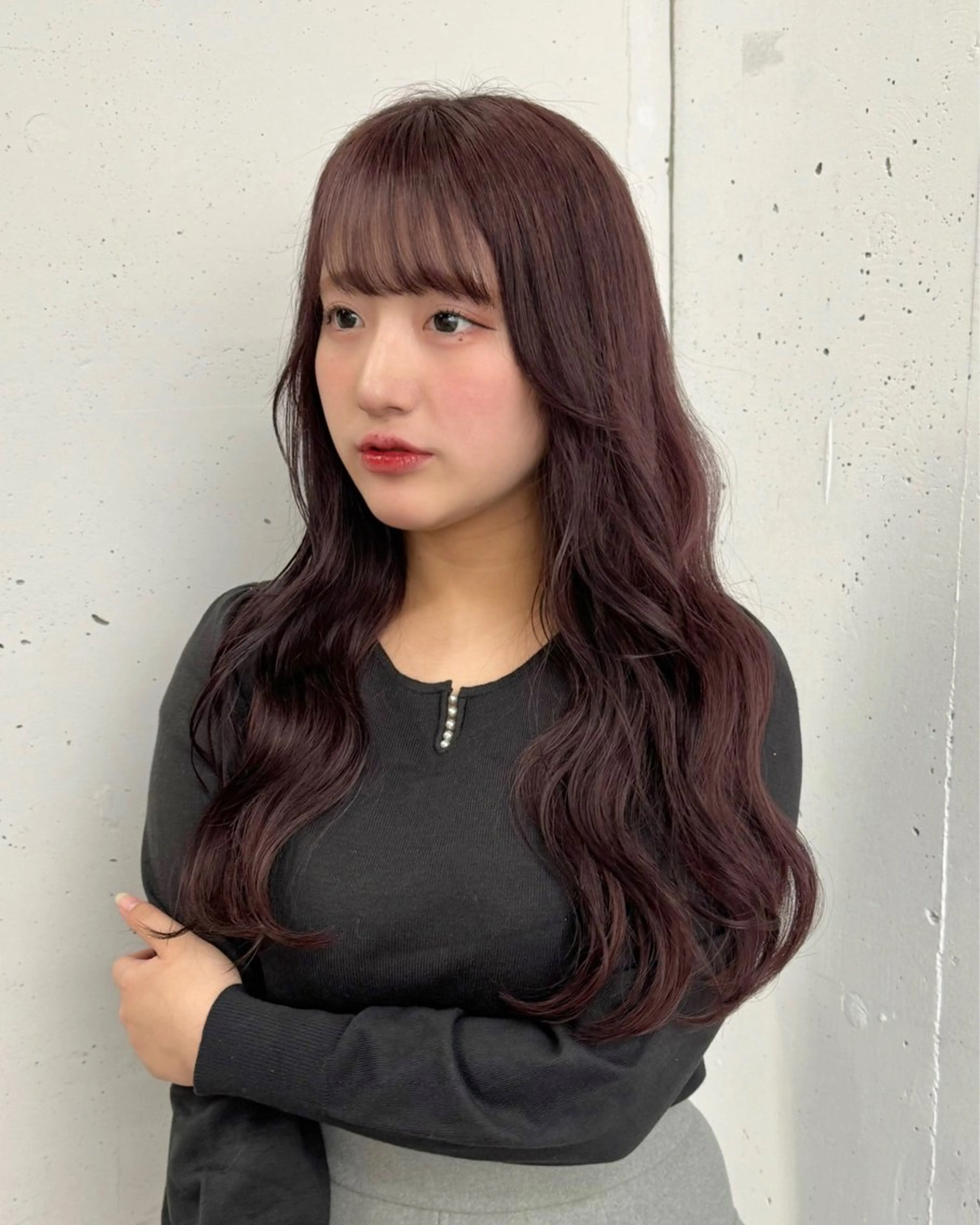 ロング カラー ブリーチ ダブルカラー ブリーチなしカラー 🎀taro ブリーチなしカラーのヘアスタイル