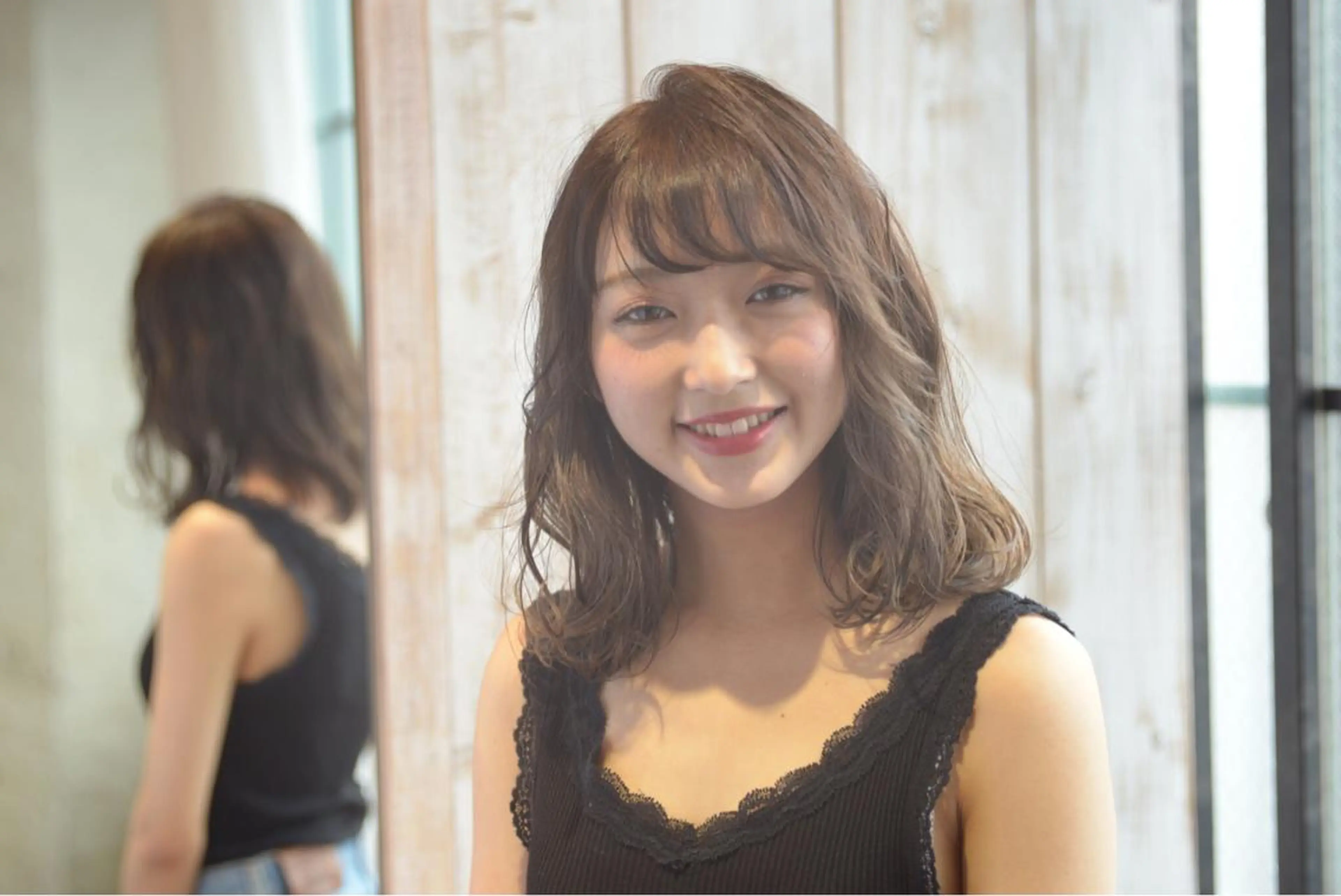 セミロング GLROW haruhiのヘアスタイル