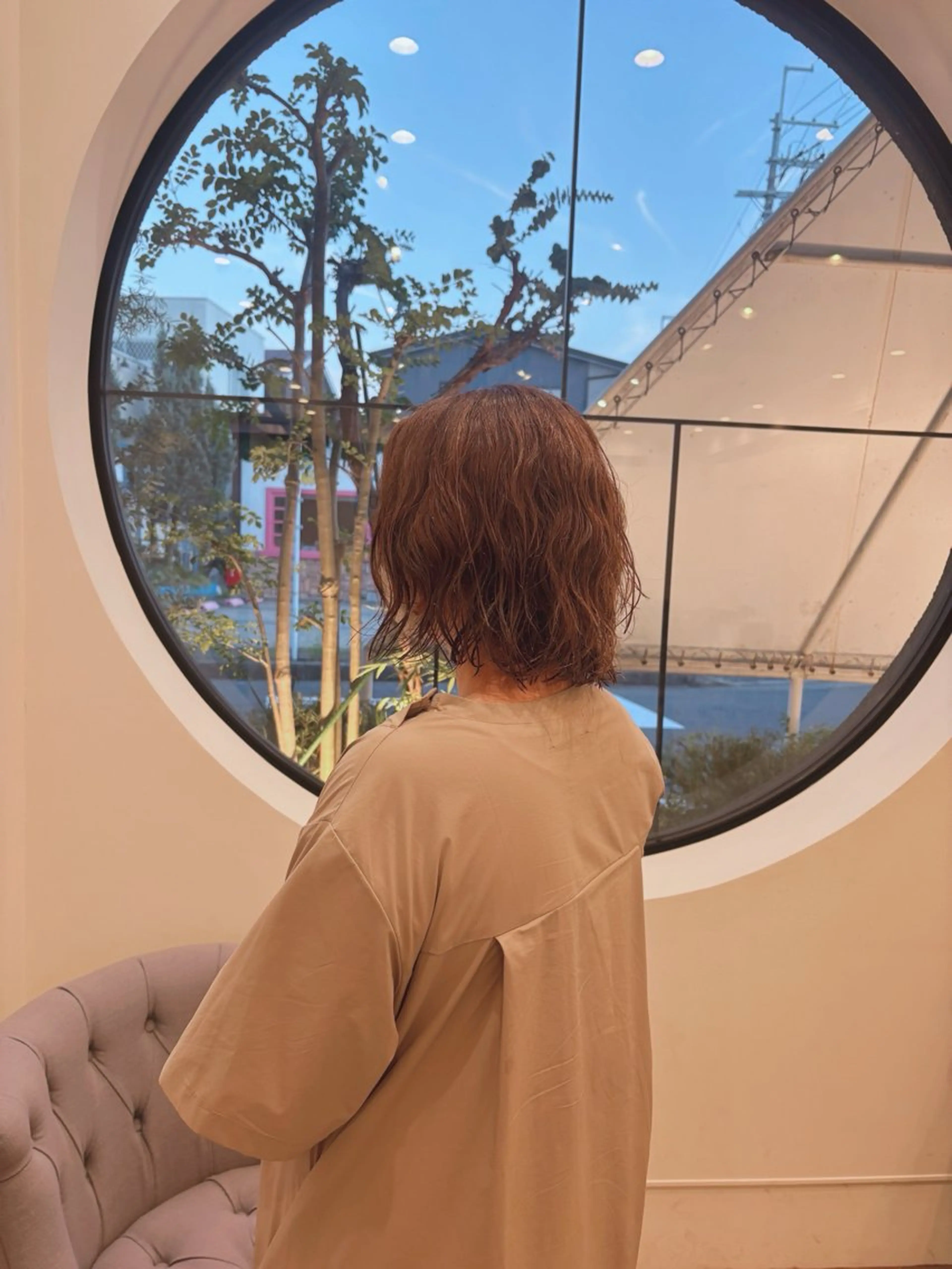 ミディアム パーマ ミディアムパーマ くせ毛 和泉市/mahae/ 齋藤のヘアスタイル