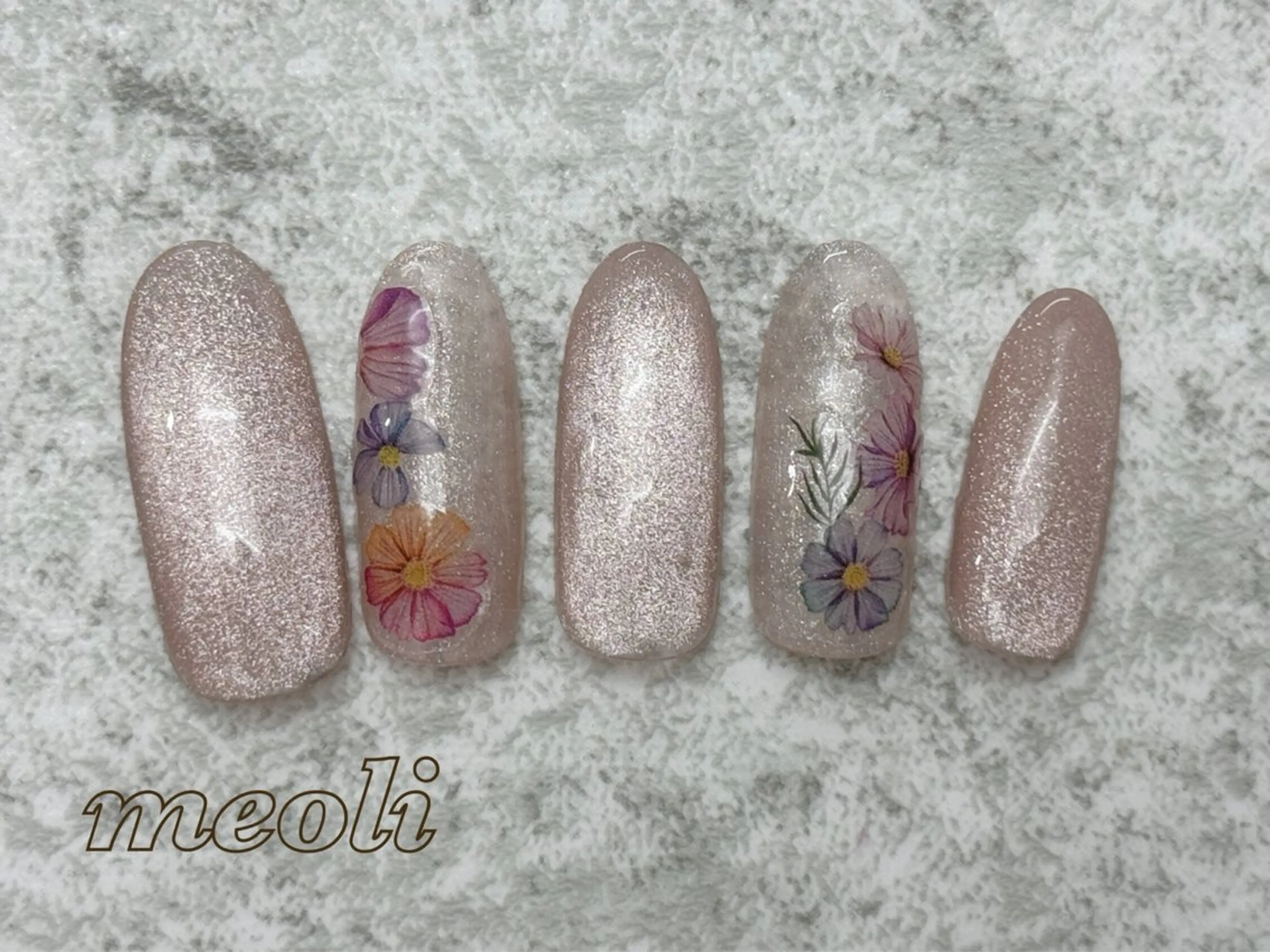 ネイル ハンドネイル nail salon meoli ヒトミのネイルデザイン