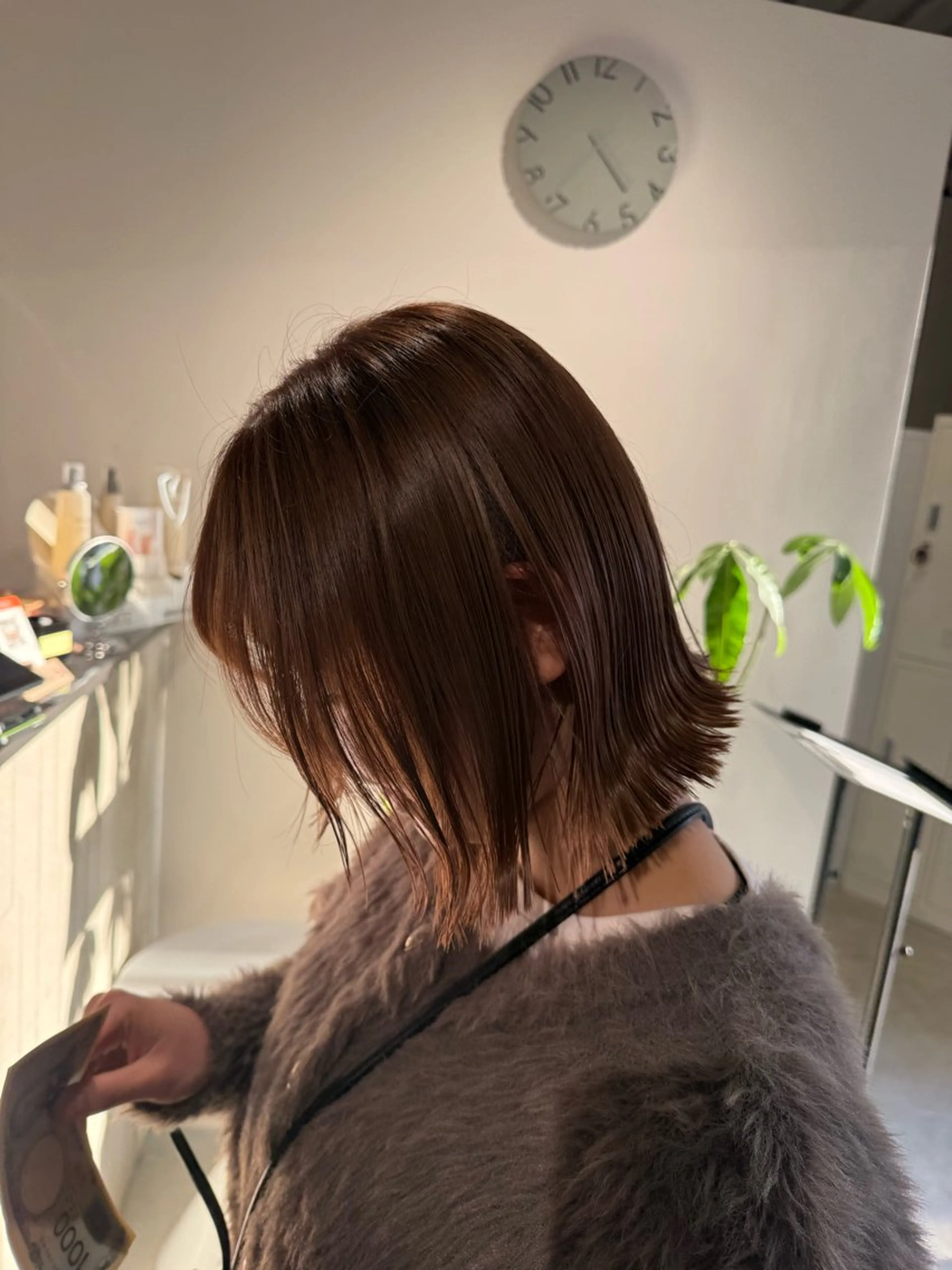 ミディアム ヘアカラー トリートメント 井手上 陽菜のヘアスタイル