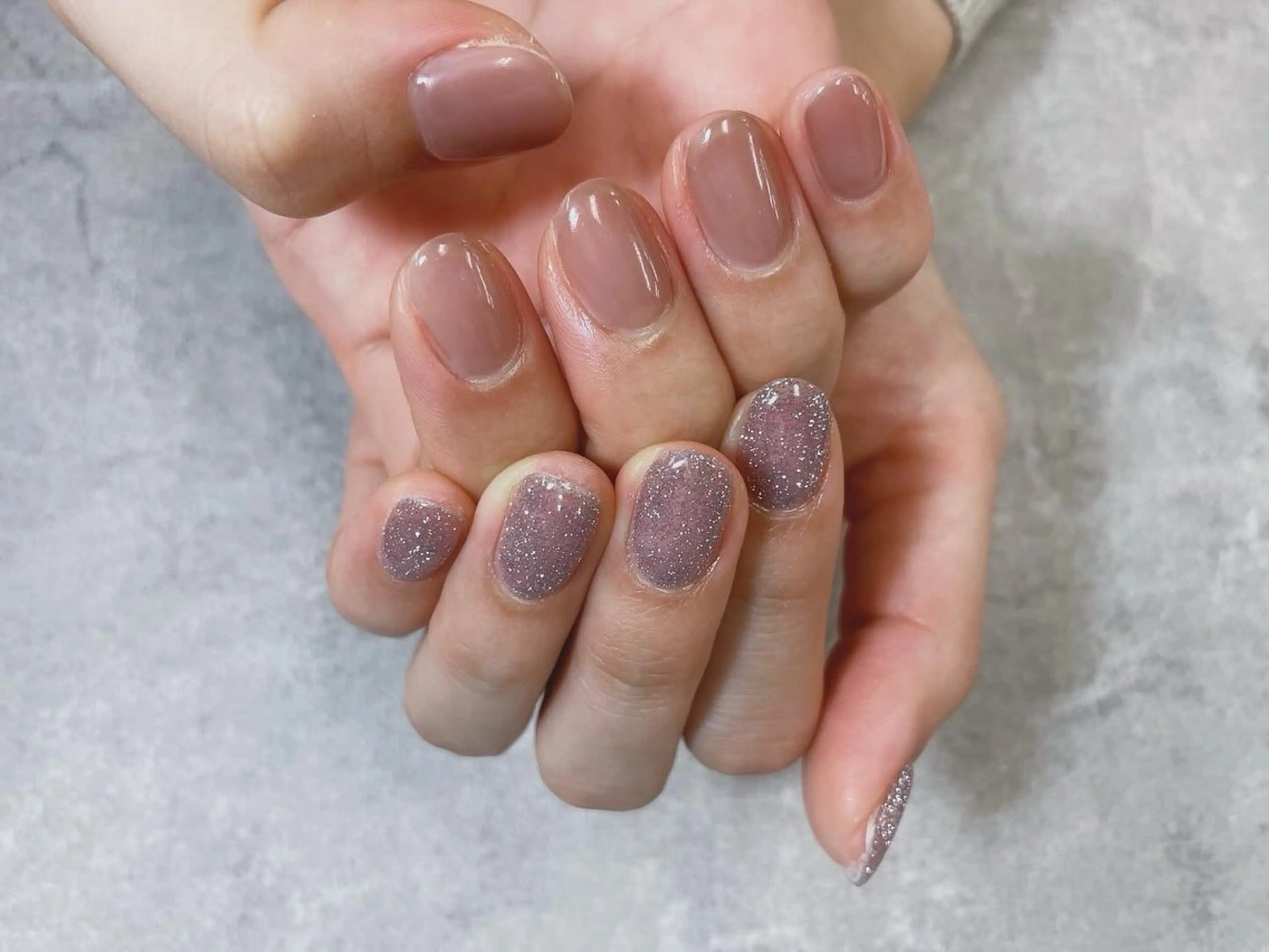 ネイル フラッシュネイル ワンカラーネイル ハンドネイル foglia❁. ⌇imamuraのネイルデザイン