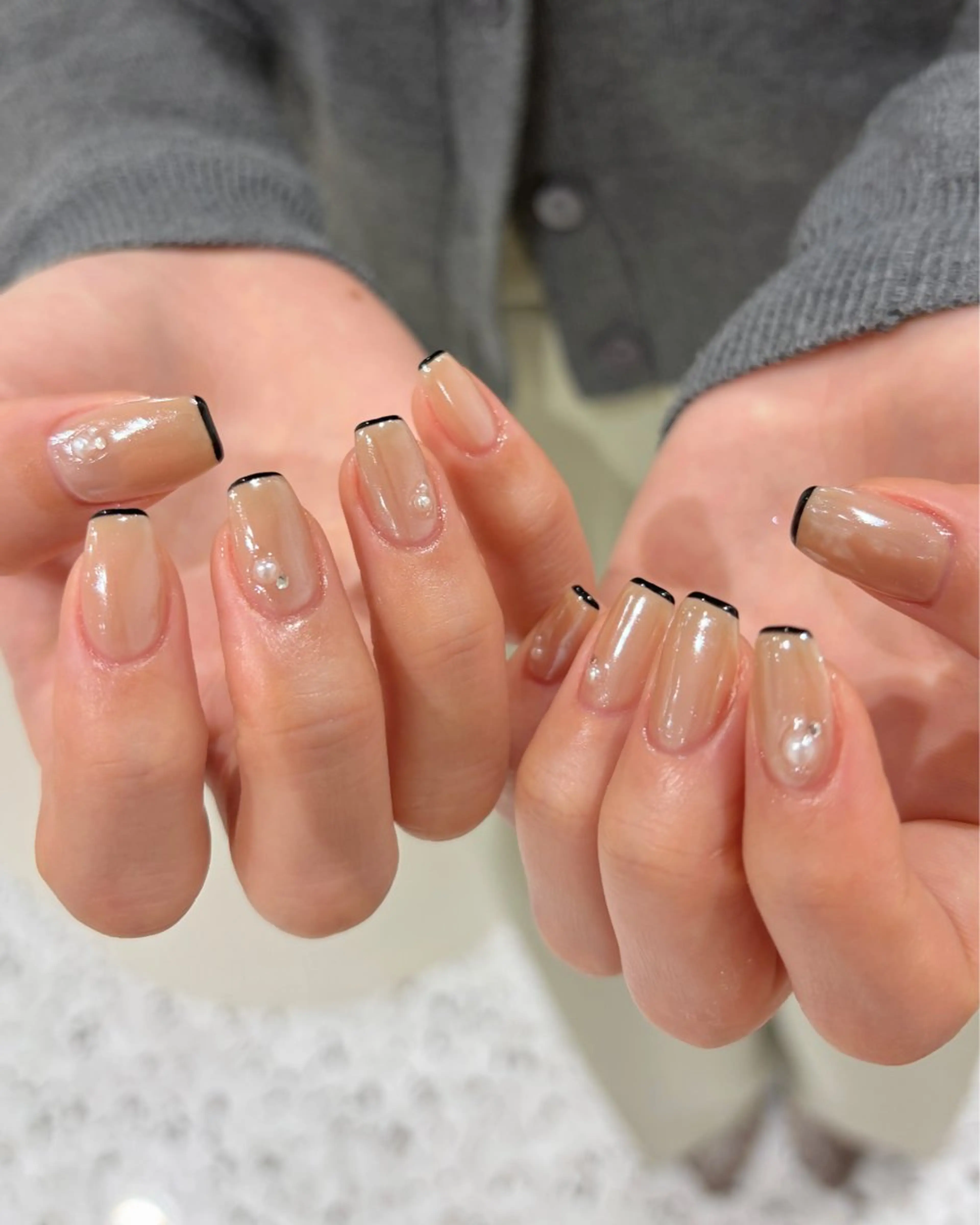 ネイル ハンドネイル nailsalon makoto所属・新宿ニュアンスネイル makotoのネイルデザイン