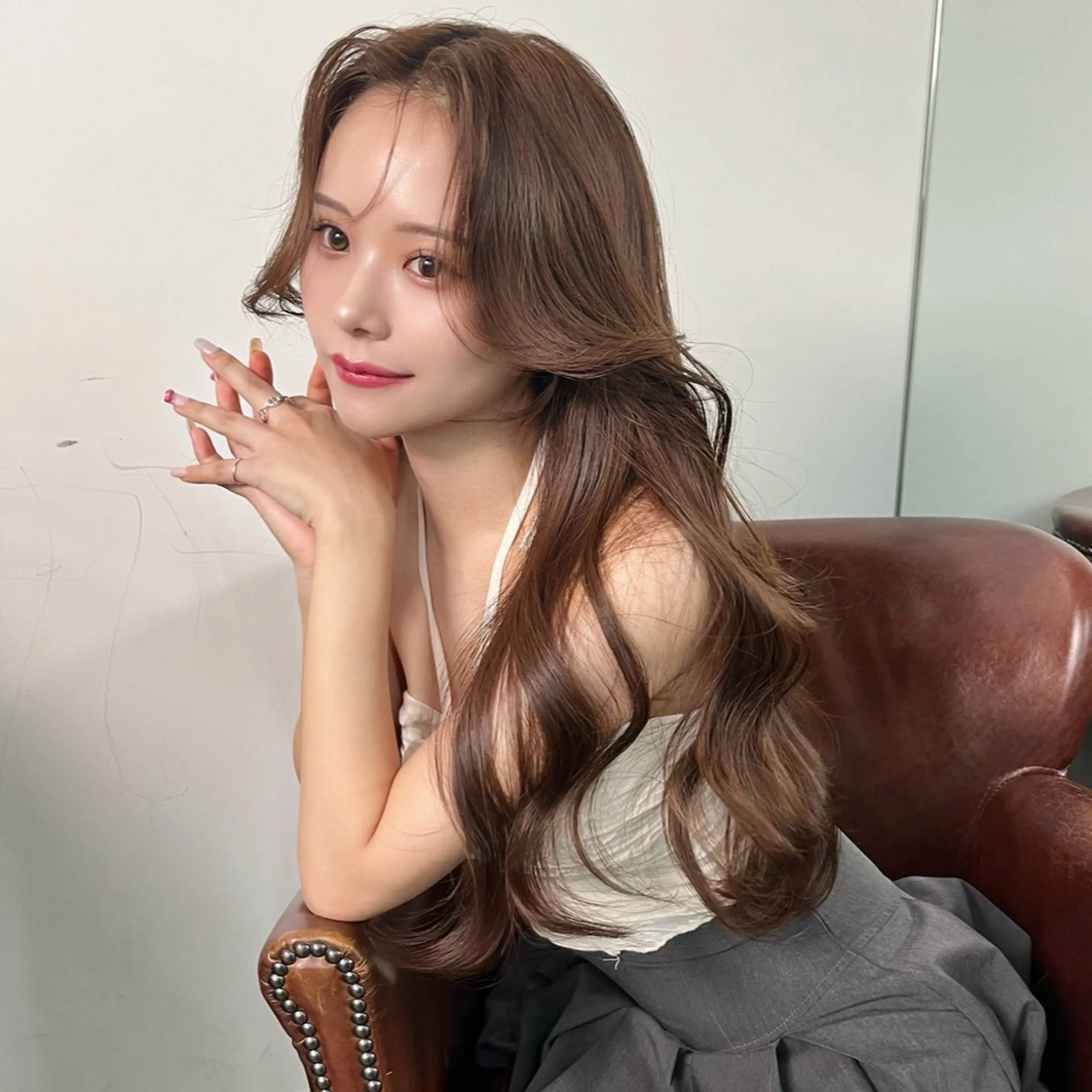 【リピーター様🤍】カット+ケアカラー+高保湿2stepトリートメント💖ご新規様は新規クーポンご利用ください💖の写真